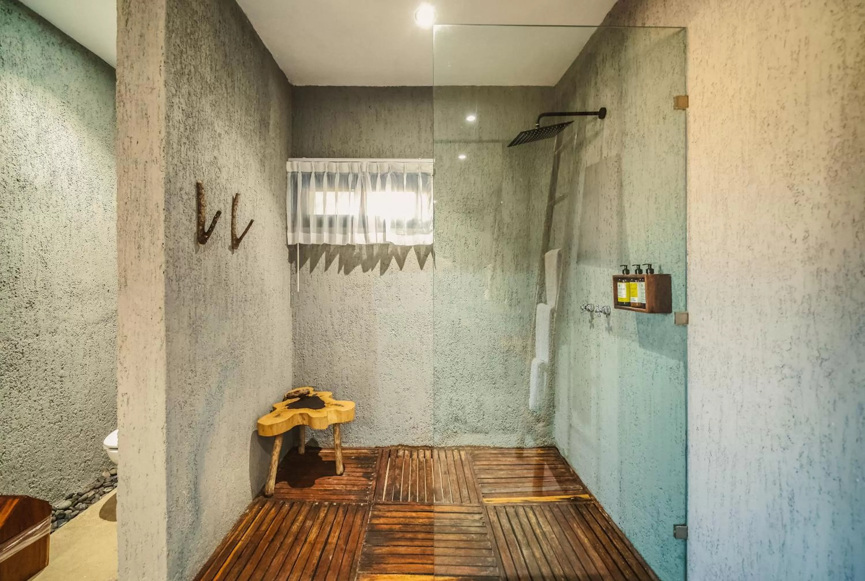 Shower in Hotelito Azul