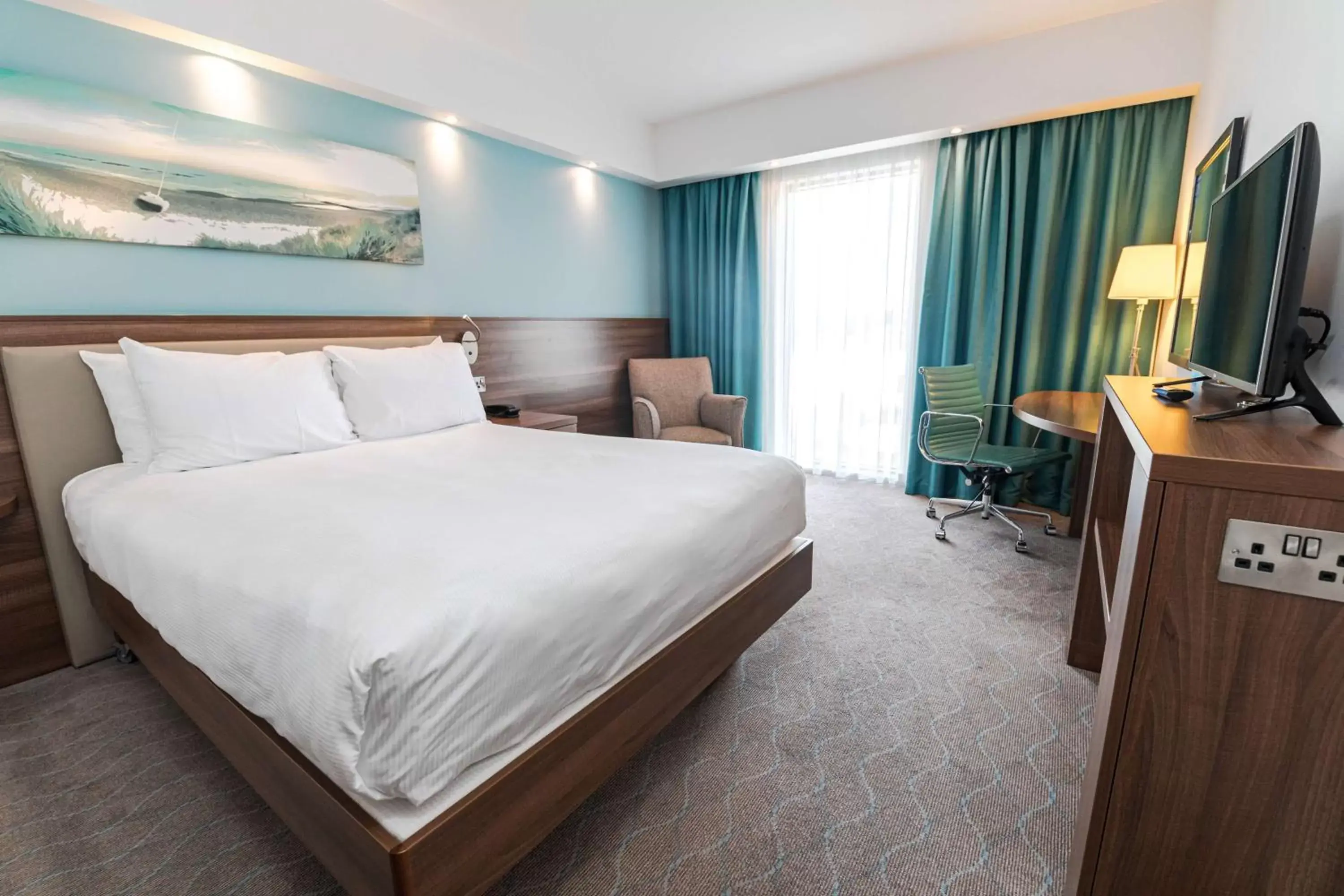 Bedroom, Bed in Hampton by Hilton Bournemouth