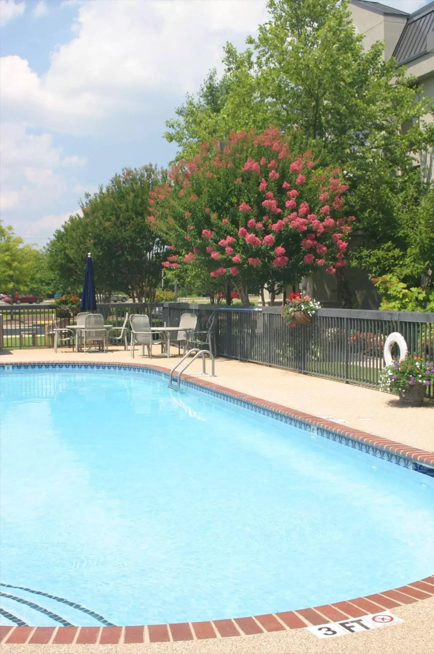 Pool view, Swimming Pool in Hampton Inn Huntsville-Madison