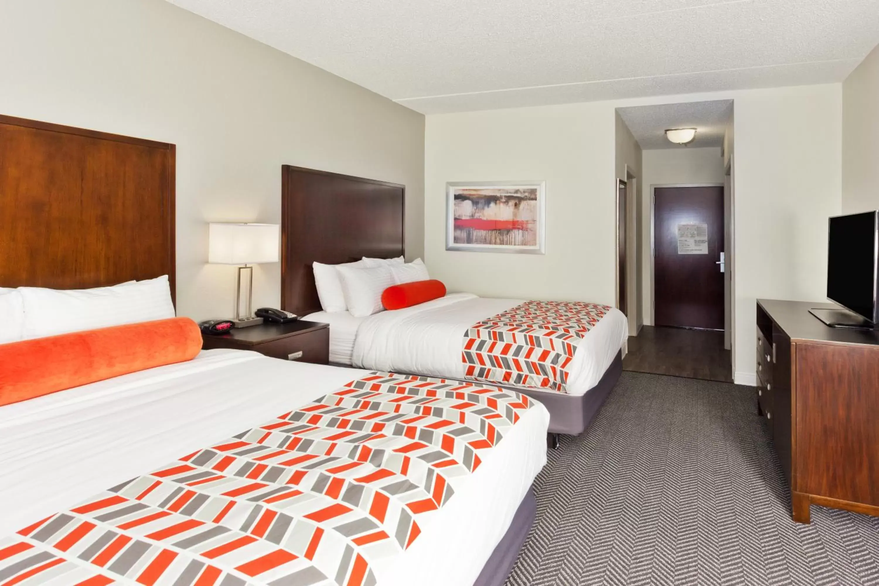 Queen Room with Two Queen Beds and Roll-In Shower - Mobility Access/Non-Smoking in Best Western Plus Columbus North Fort Moore Queen Room with Two Queen Beds and Roll-In Shower - Mobility Access/Non-Smoking in Best Western Plus Columbus North Fort Moore
