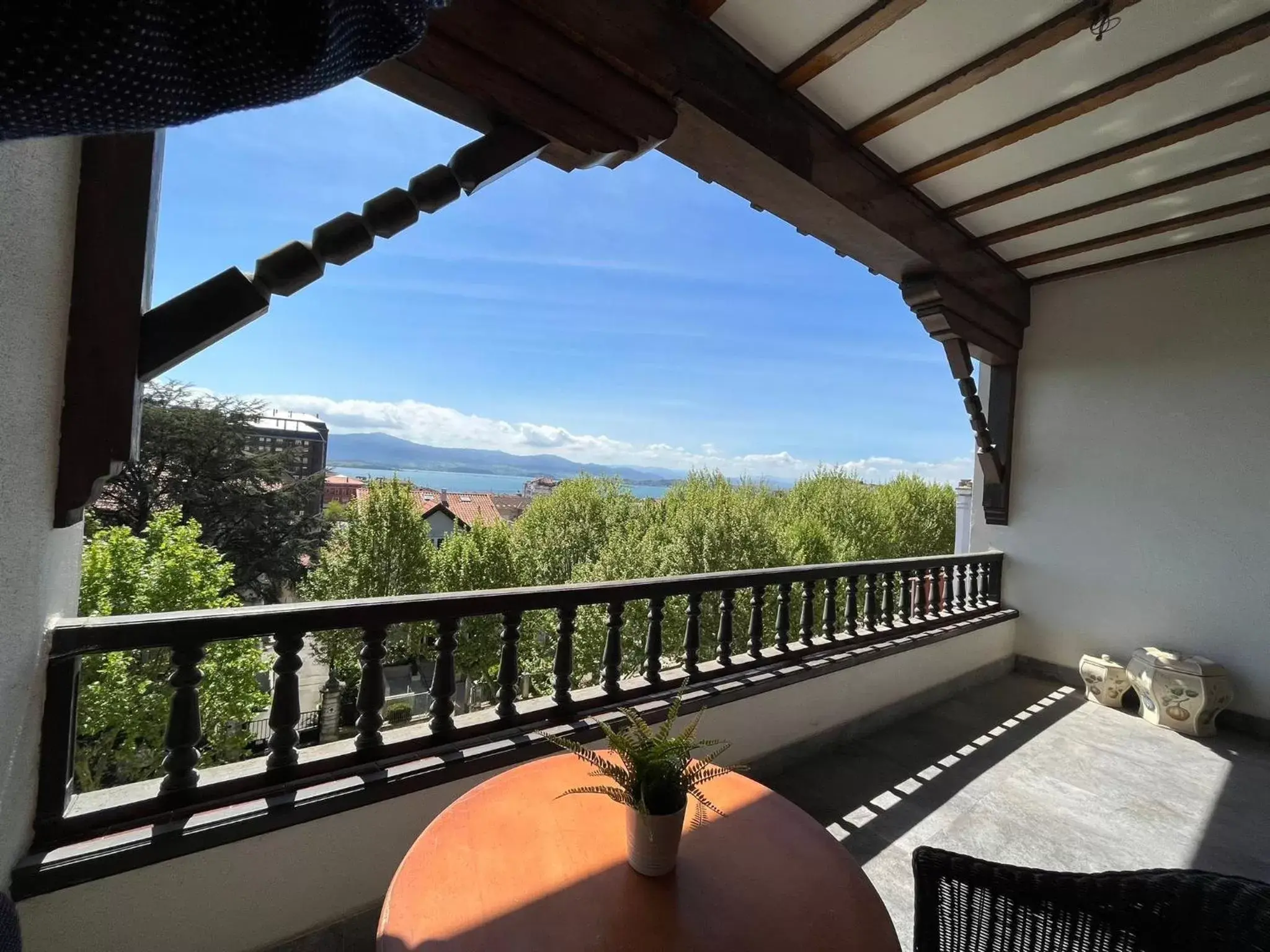 Balcony/Terrace in Hotel Royal Suite Santander
