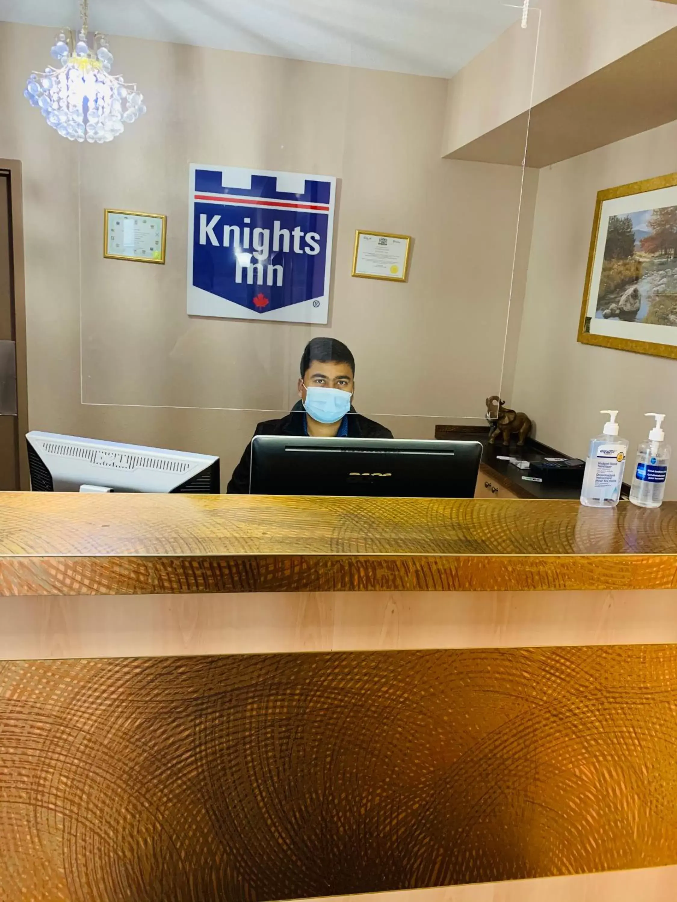 Lobby or reception in Knights Inn Orillia Lobby or reception in Knights Inn Orillia