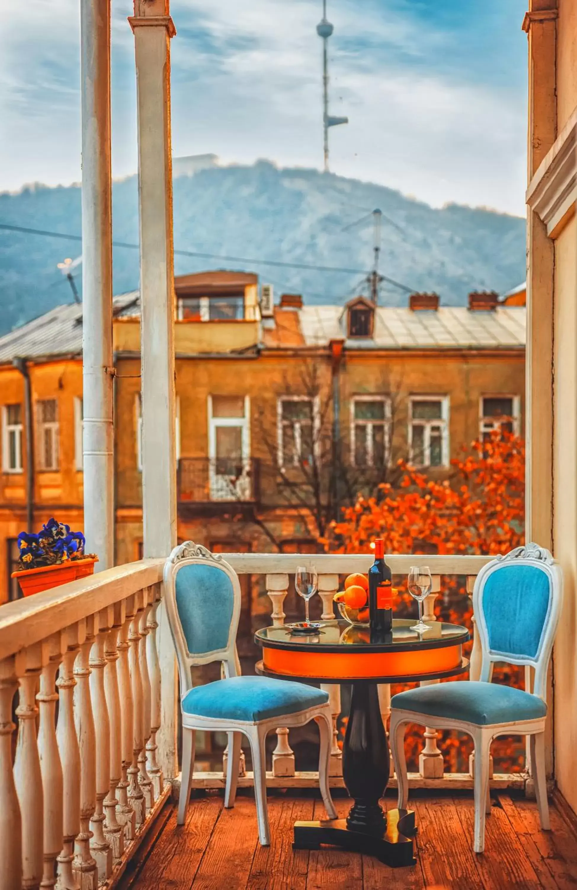 Balcony/Terrace in River Side Hotel Tbilisi