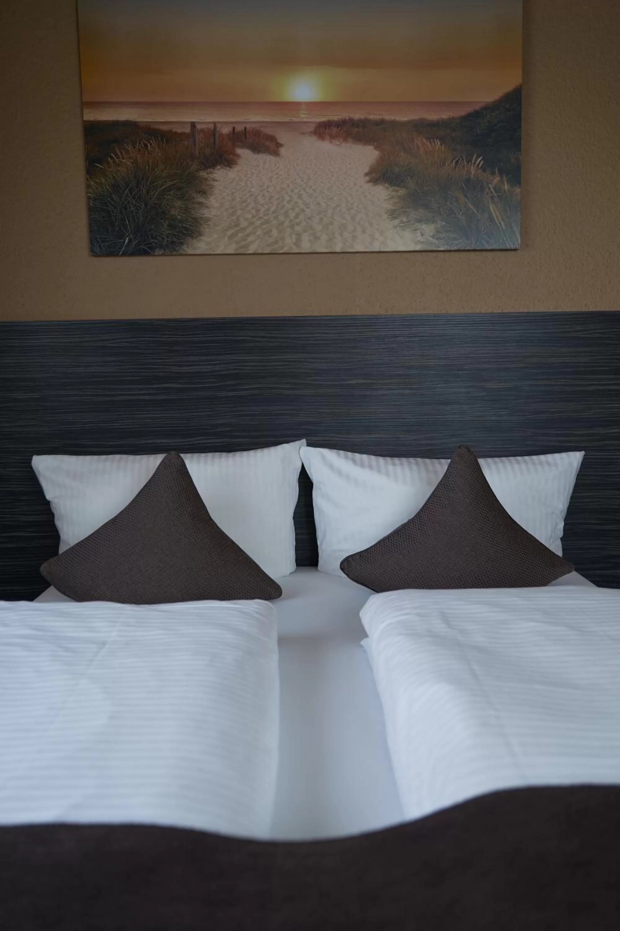 Bed in Hotel Auszeit im Euro Rastpark Guxhagen