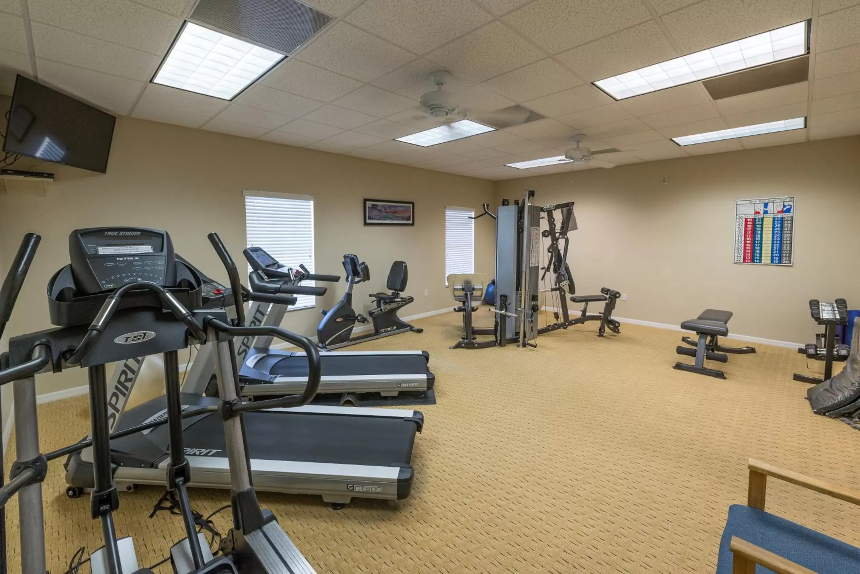 Fitness centre/facilities, Fitness Center/Facilities in Lehigh Resort Club, a VRI resort