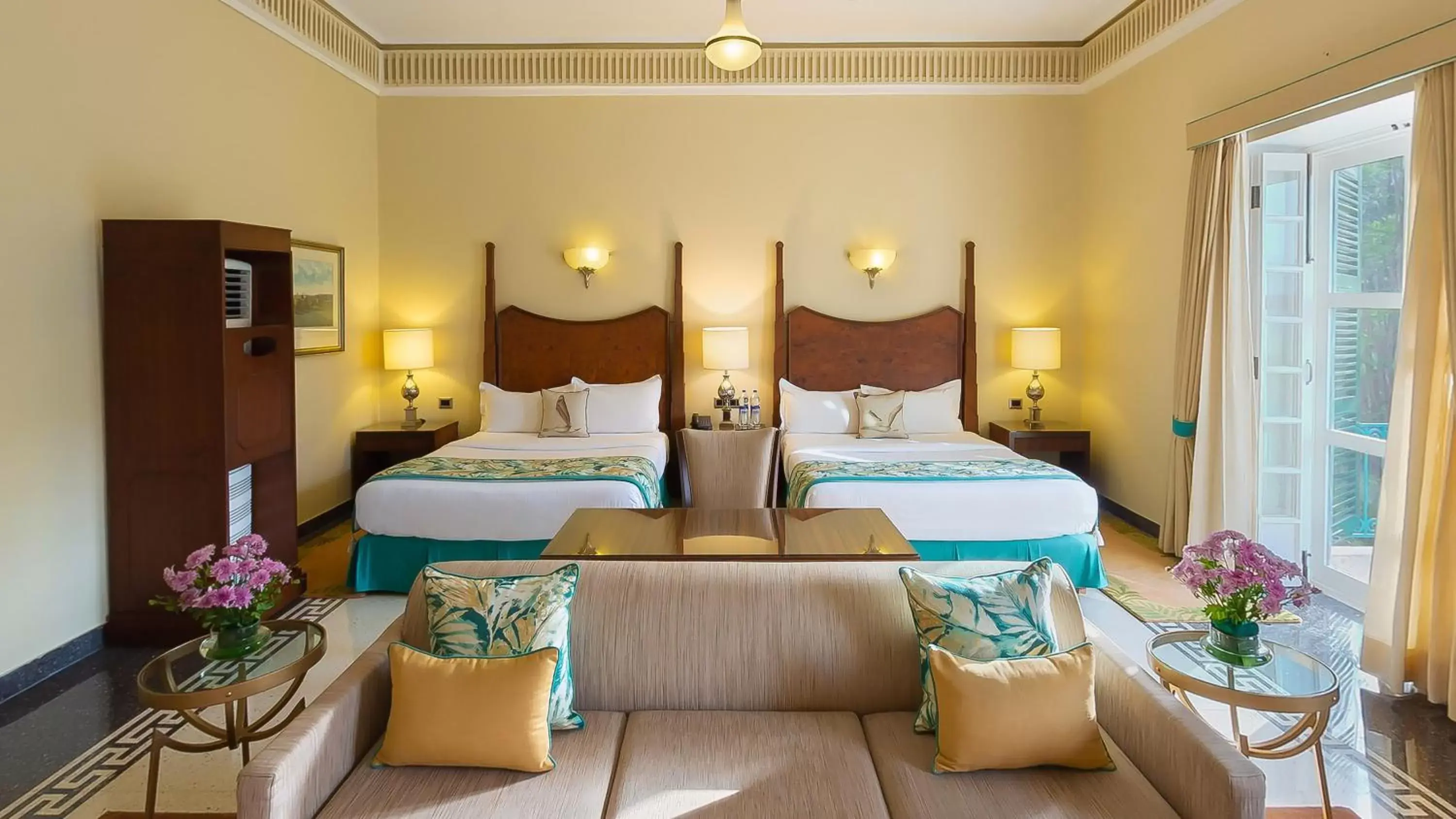 Bed in Ramgarh Lodge, Jaipur – IHCL SeleQtions Bed in Ramgarh Lodge, Jaipur – IHCL SeleQtions