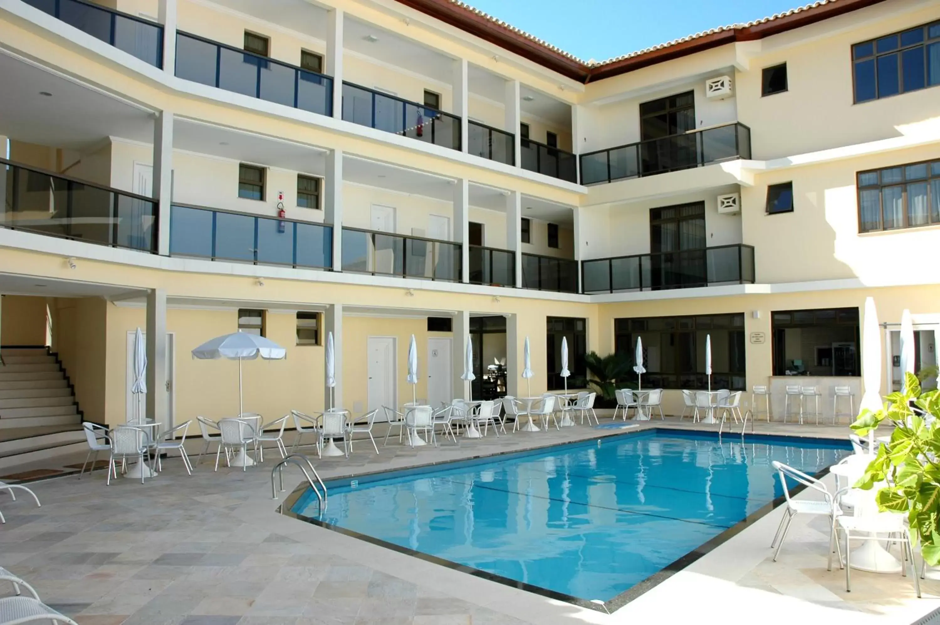 Swimming pool, Property Building in San Manuel Praia Hotel