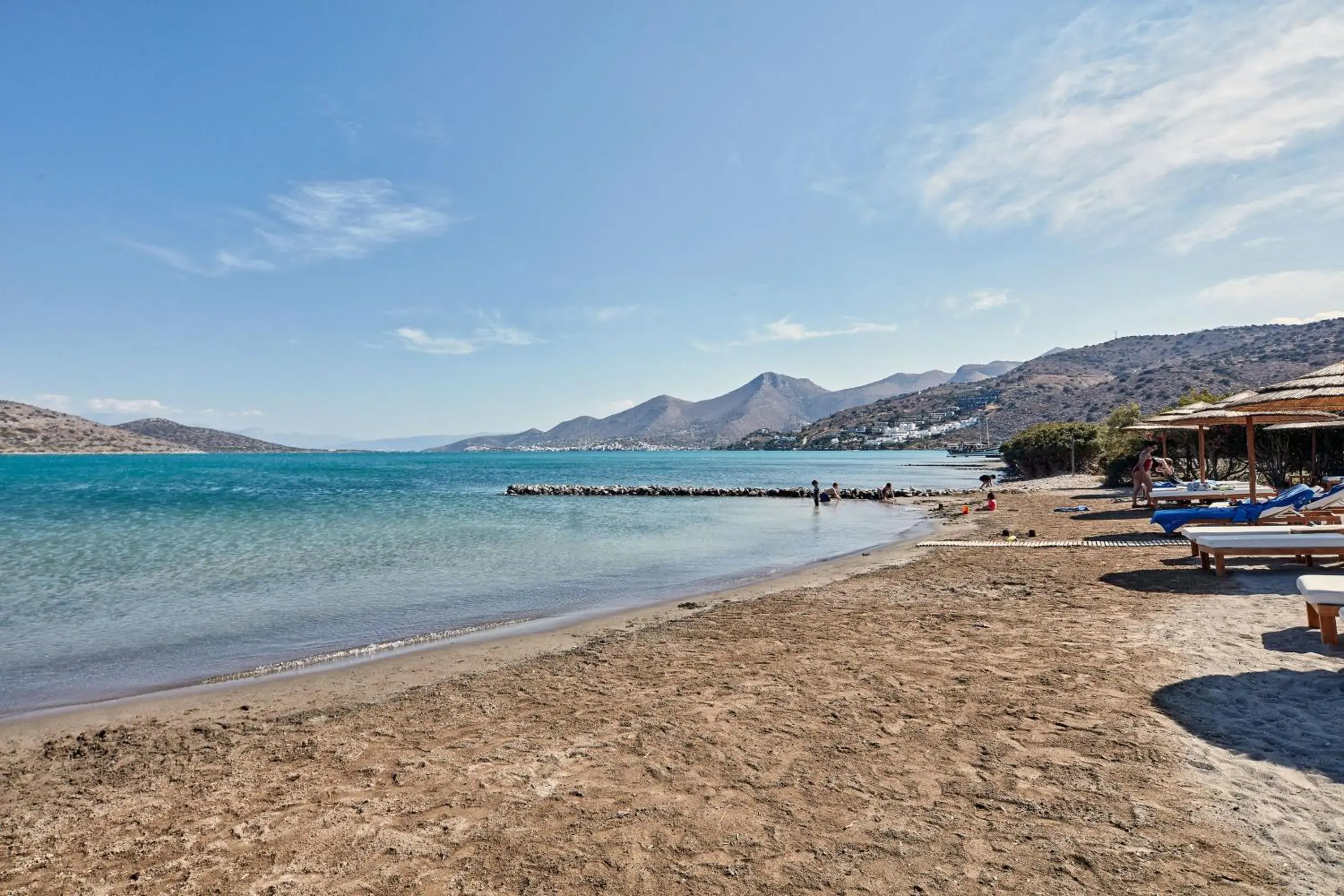 Beach in Elounda Gulf Villas by Sandglass