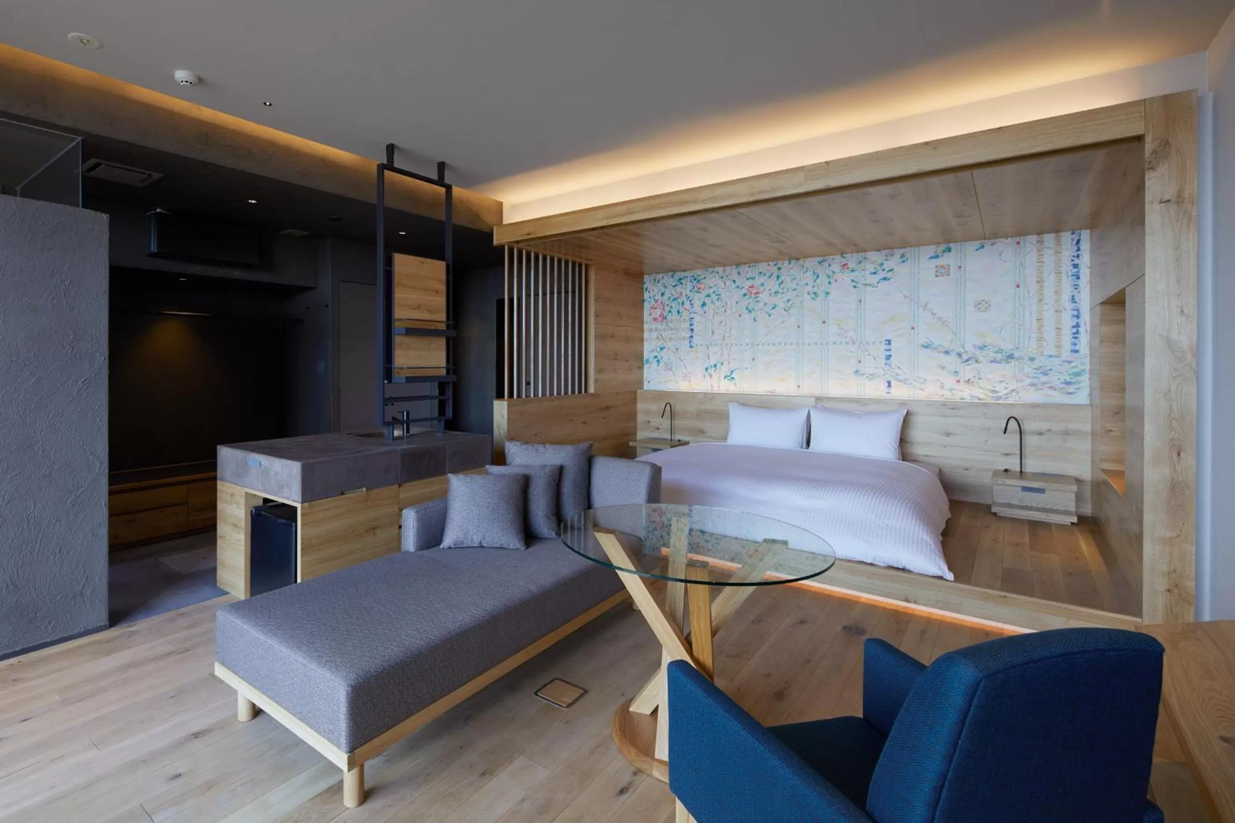 Bed in SEKIYA RESORT Galleria Midobaru