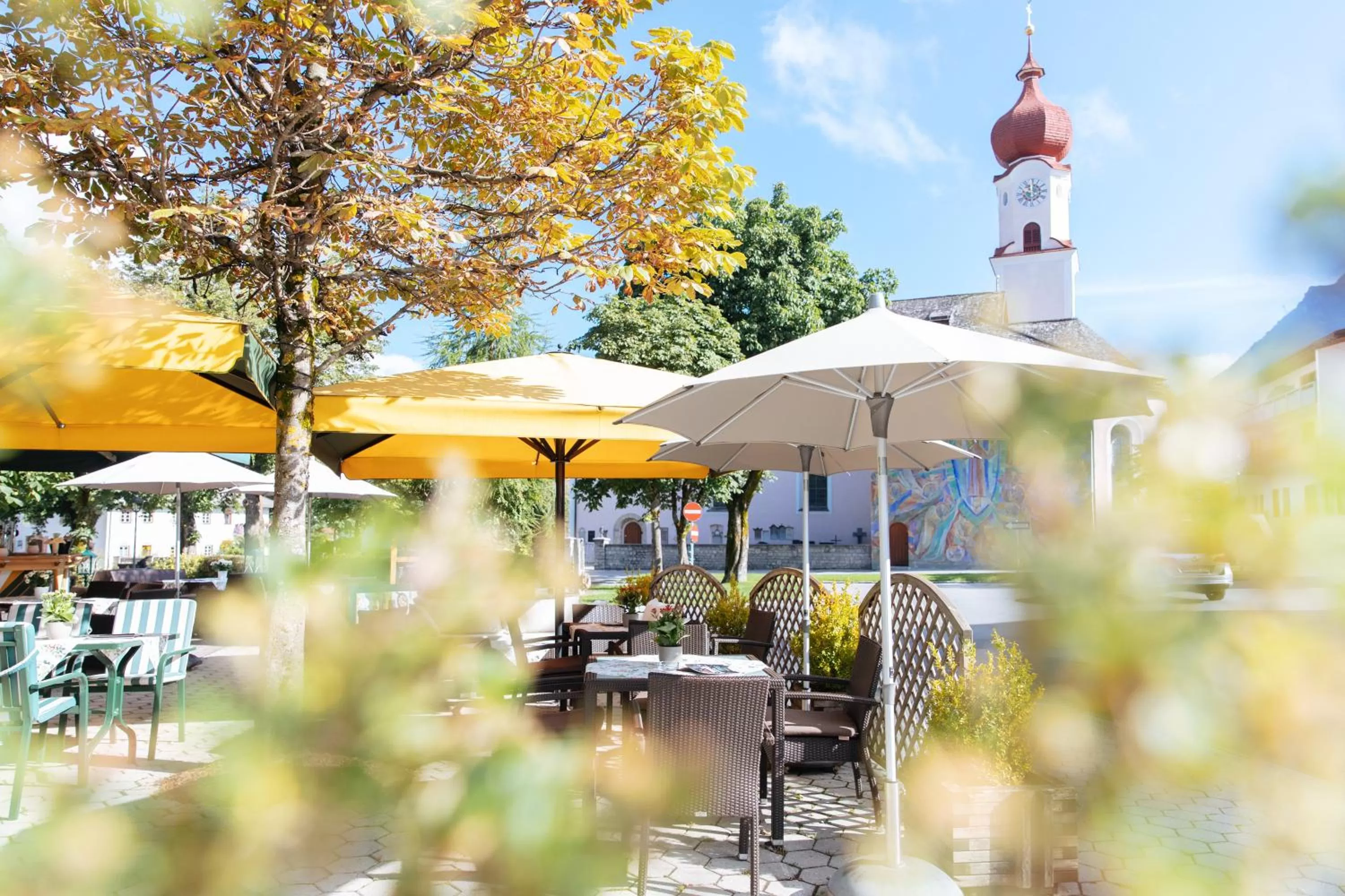 Patio in Hotel Sonnenspitze