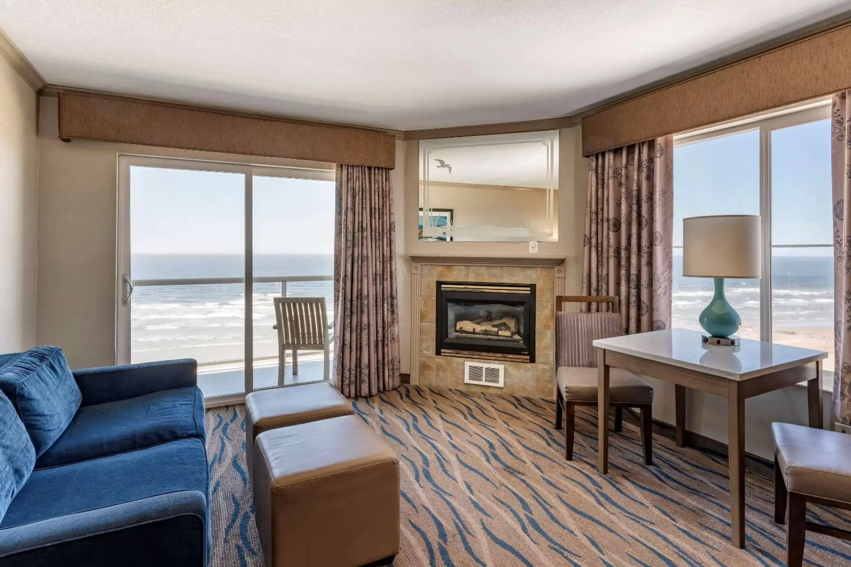 Photo of the whole room, Seating Area in Elizabeth Oceanfront Suites, Ascend Hotel Collection