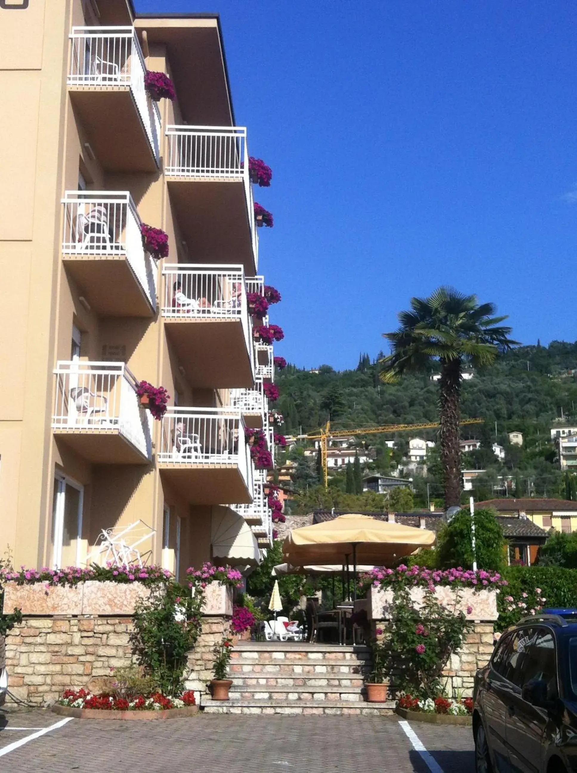 Patio, Property Building in Hotel Romeo