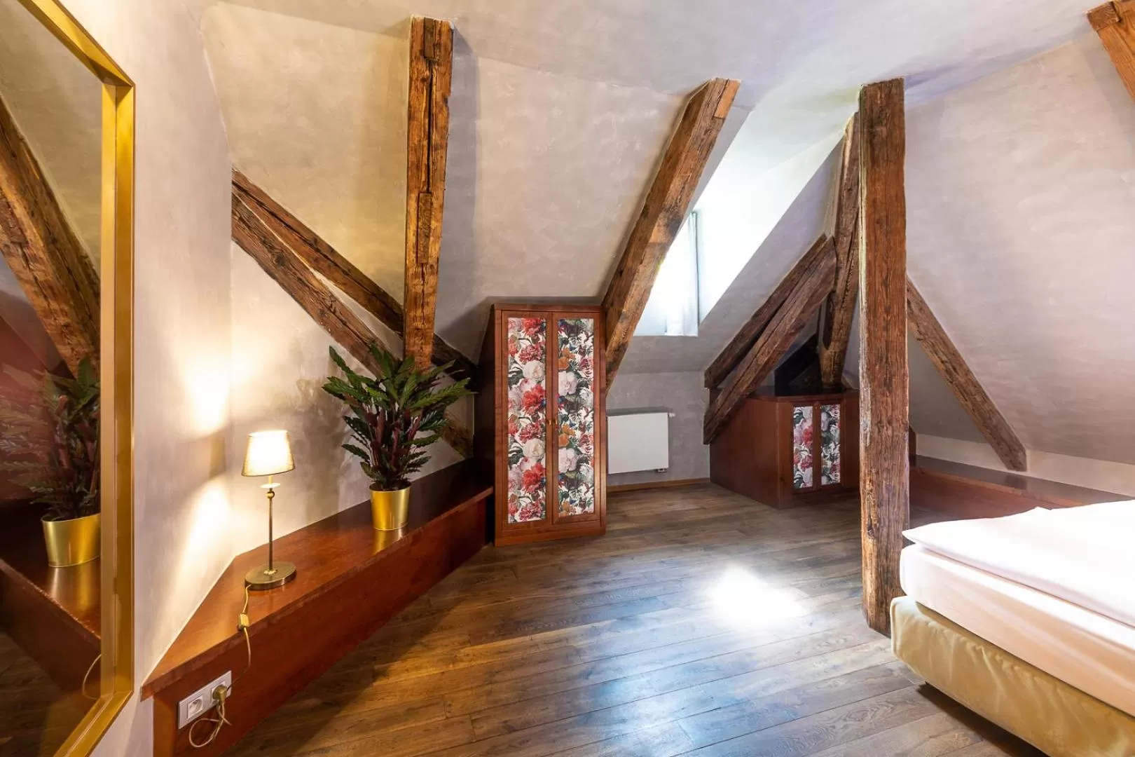 Decorative detail, Bed in Miss Sophie's Charles Bridge