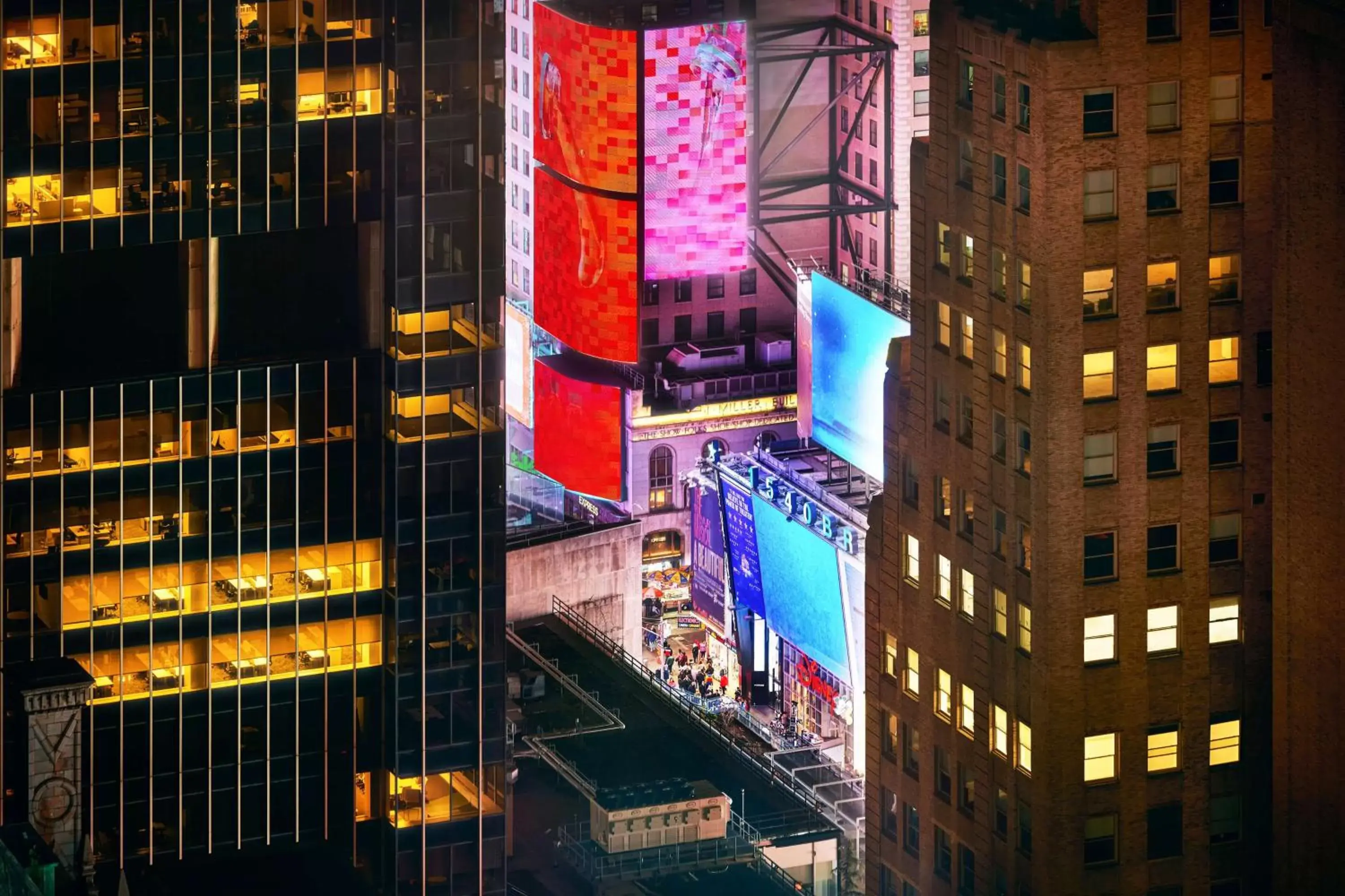 Property building in Hilton New York Times Square Property building in Hilton New York Times Square