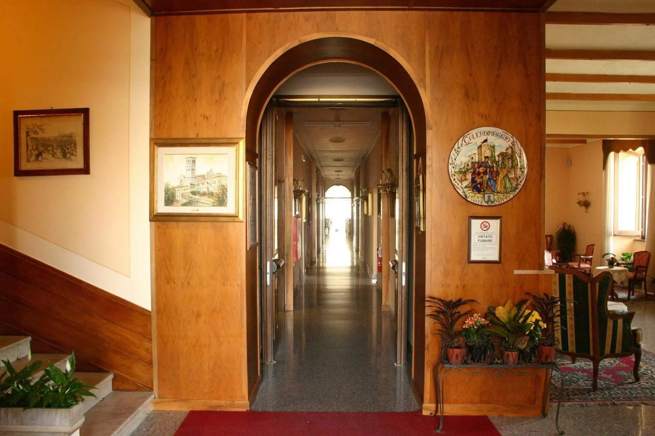 Lobby or reception in Hotel Windsor Savoia
