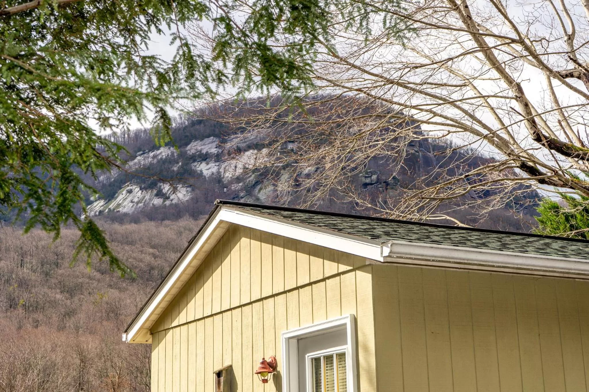 Property building, Winter in The Chimney Rock Inn & Cottages