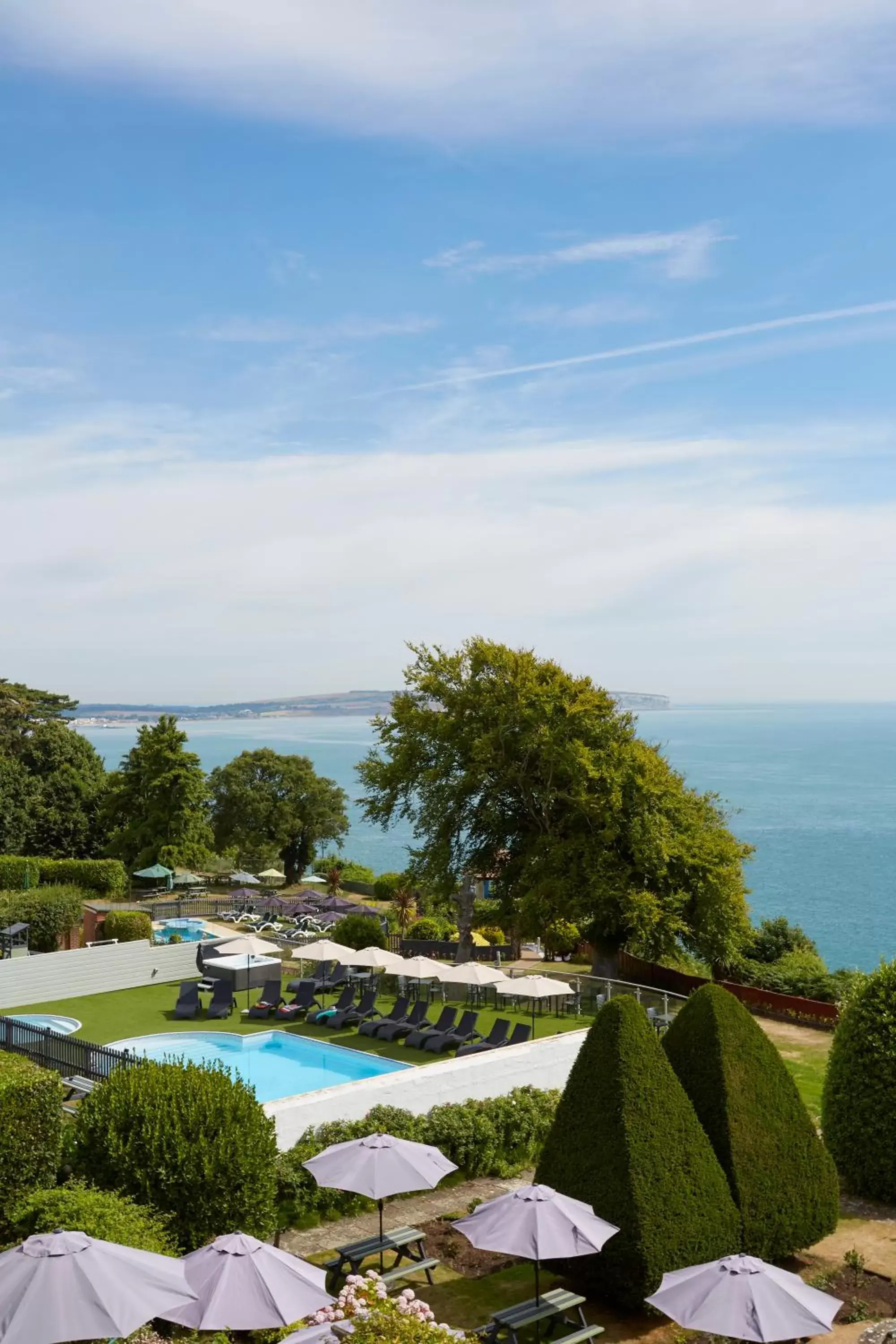 Garden, Pool View in Luccombe Hall Hotel