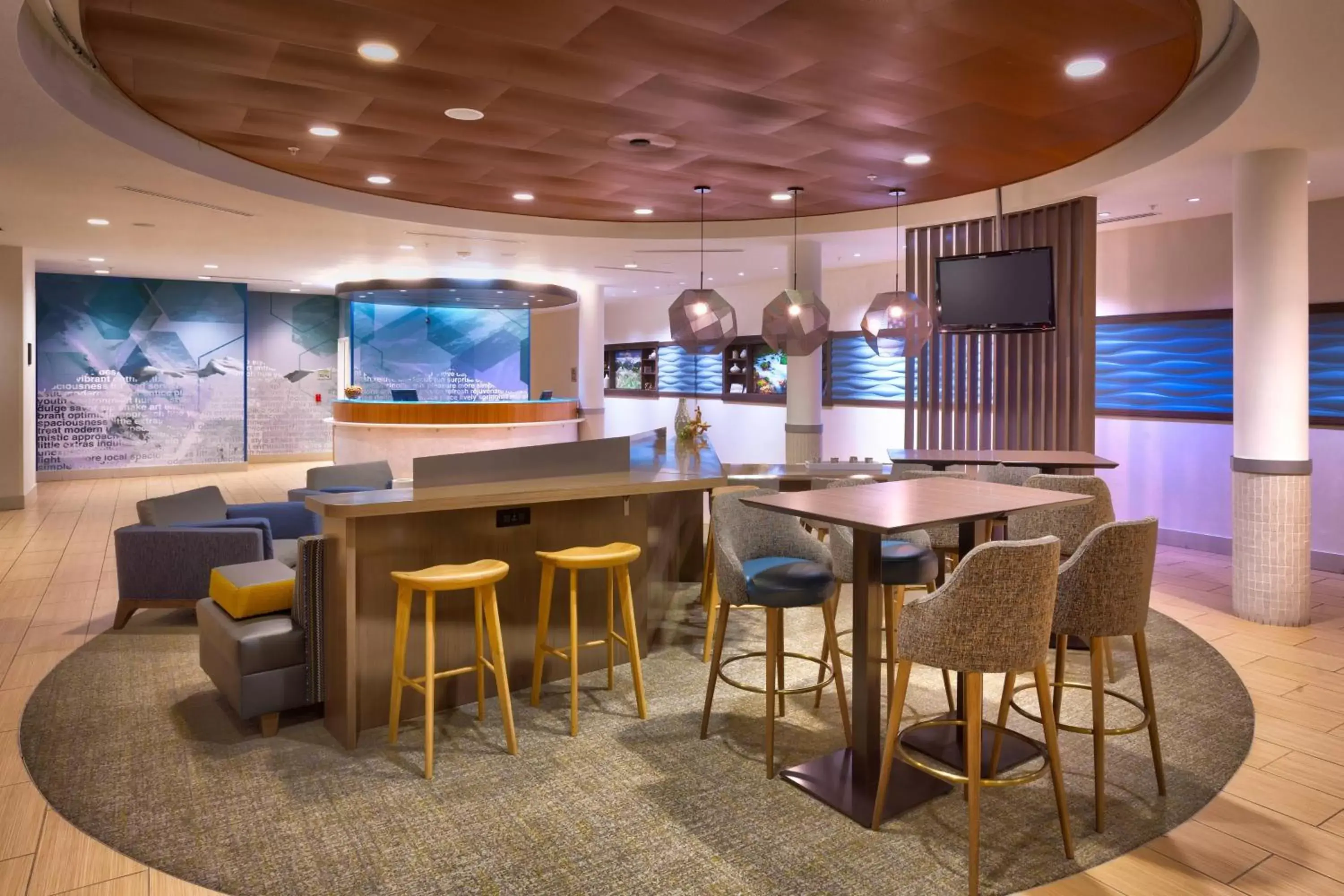 Lobby or reception, Lounge/Bar in SpringHill Suites by Marriott Rexburg