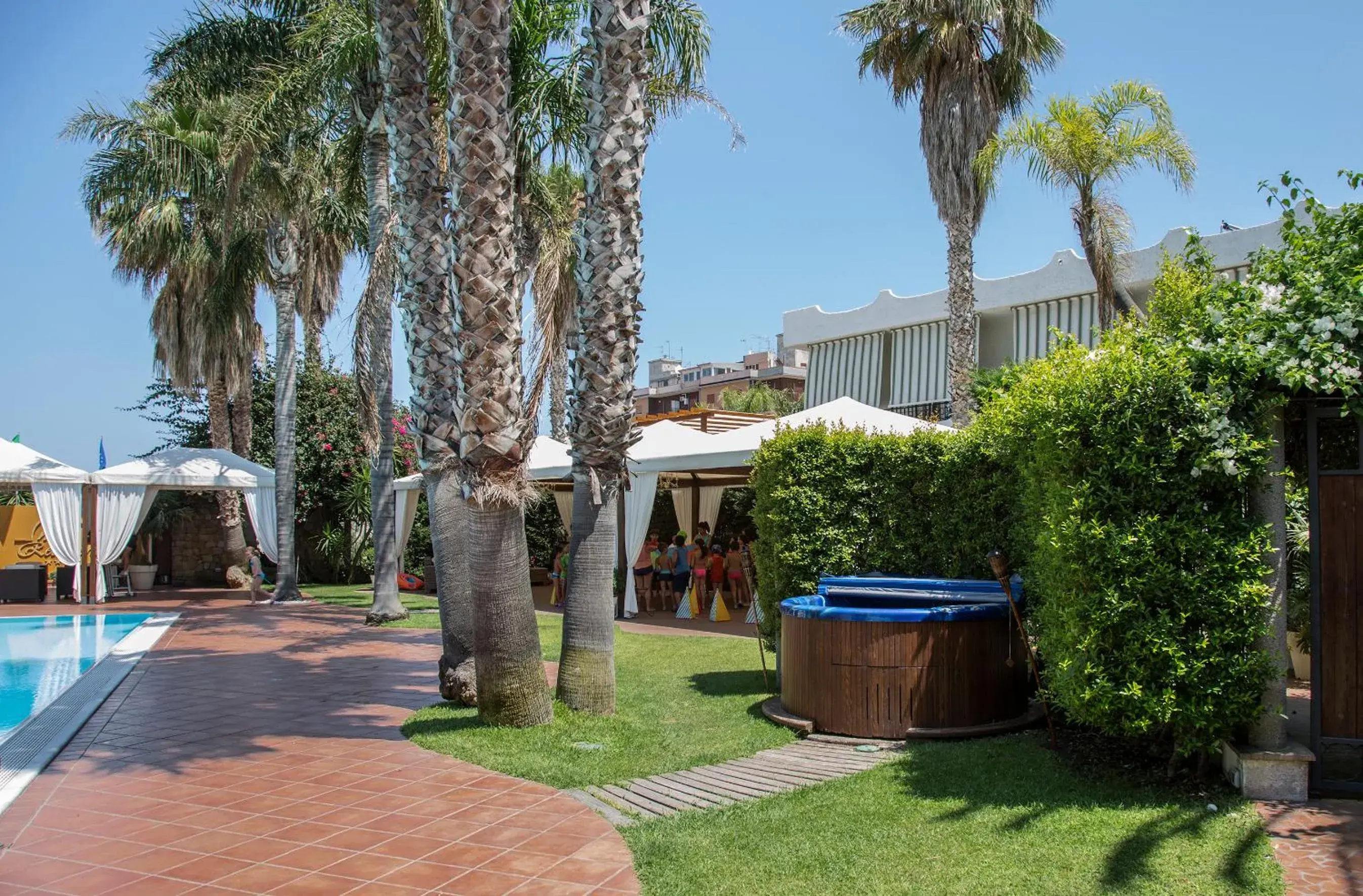 Garden in Hotel Redebora