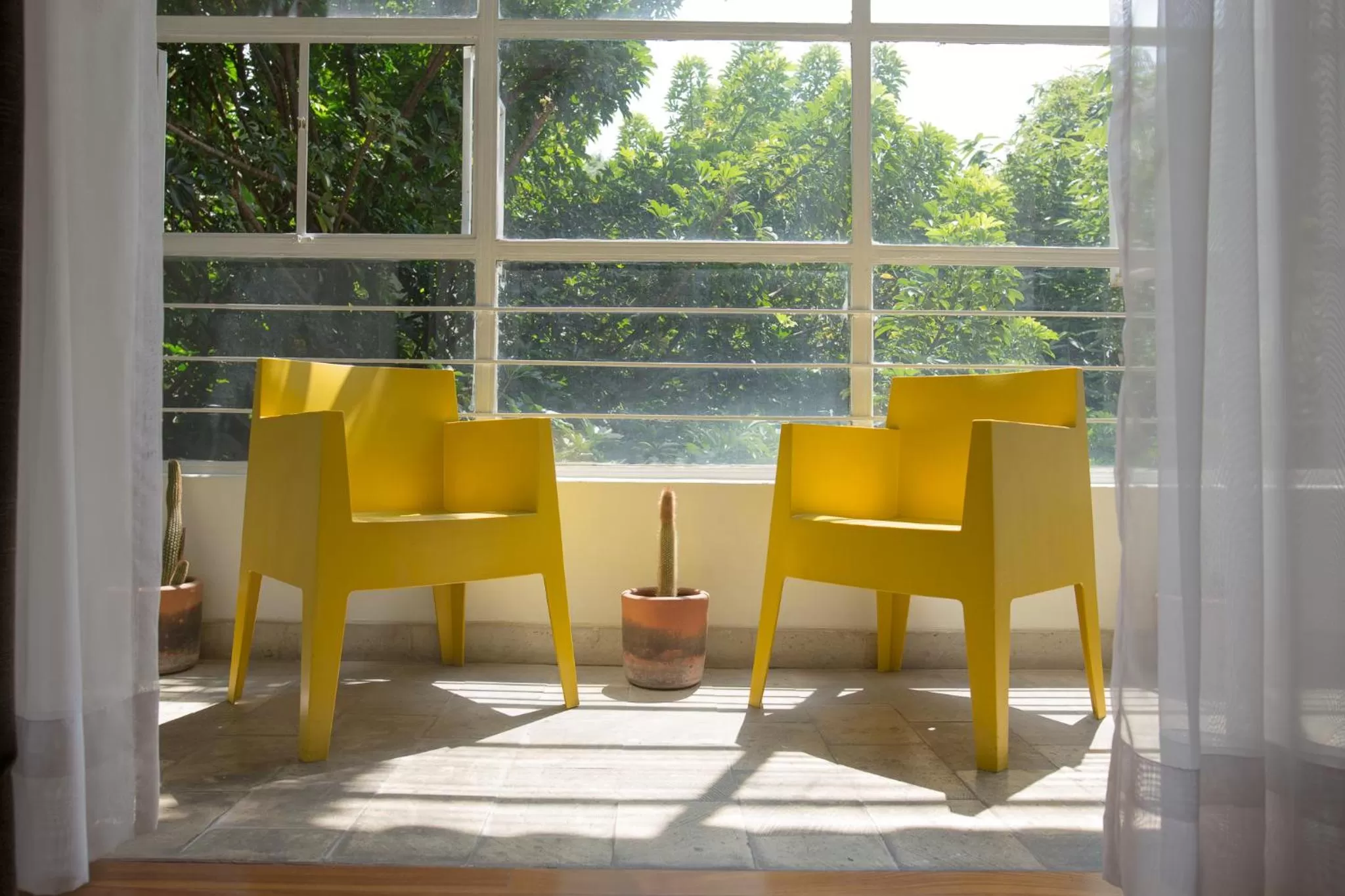 Seating area in Casa Comtesse