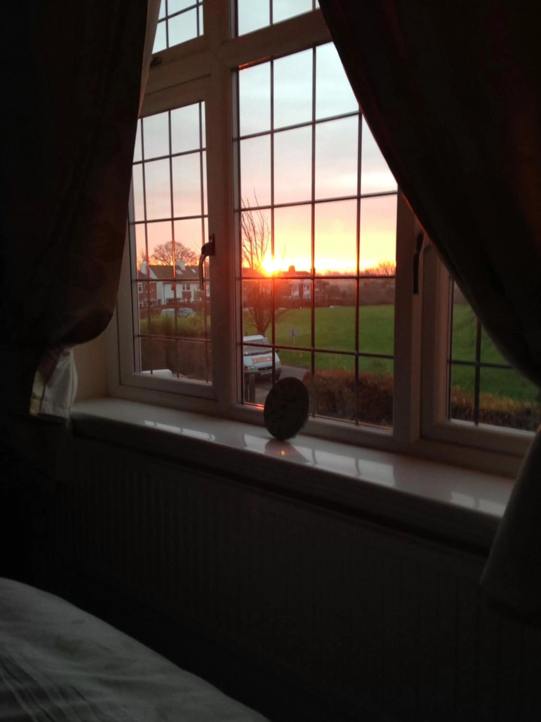 Garden view, Bed in Grange House Bed & Breakfast