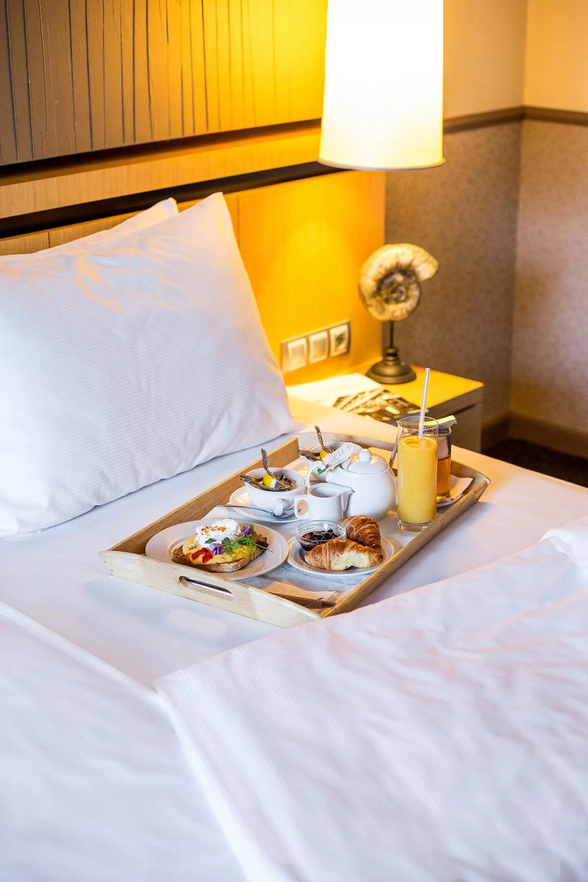 Bed in Mamaison Hotel Andrassy Budapest