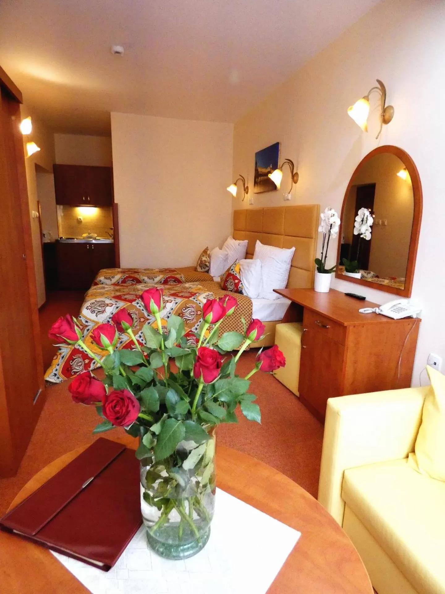 Bed in Aparthotel Adler