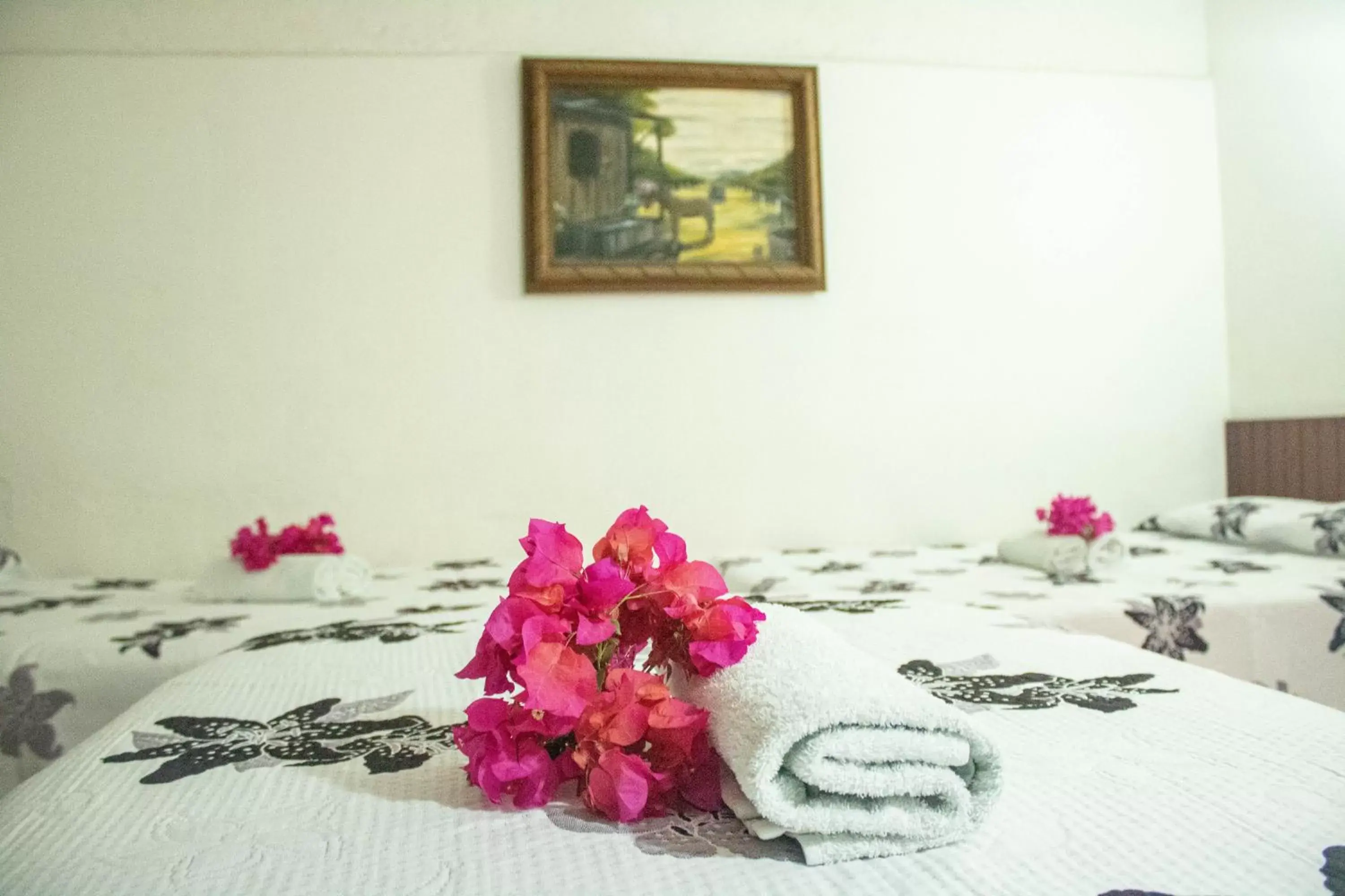 Bed in Hotel San Juan
