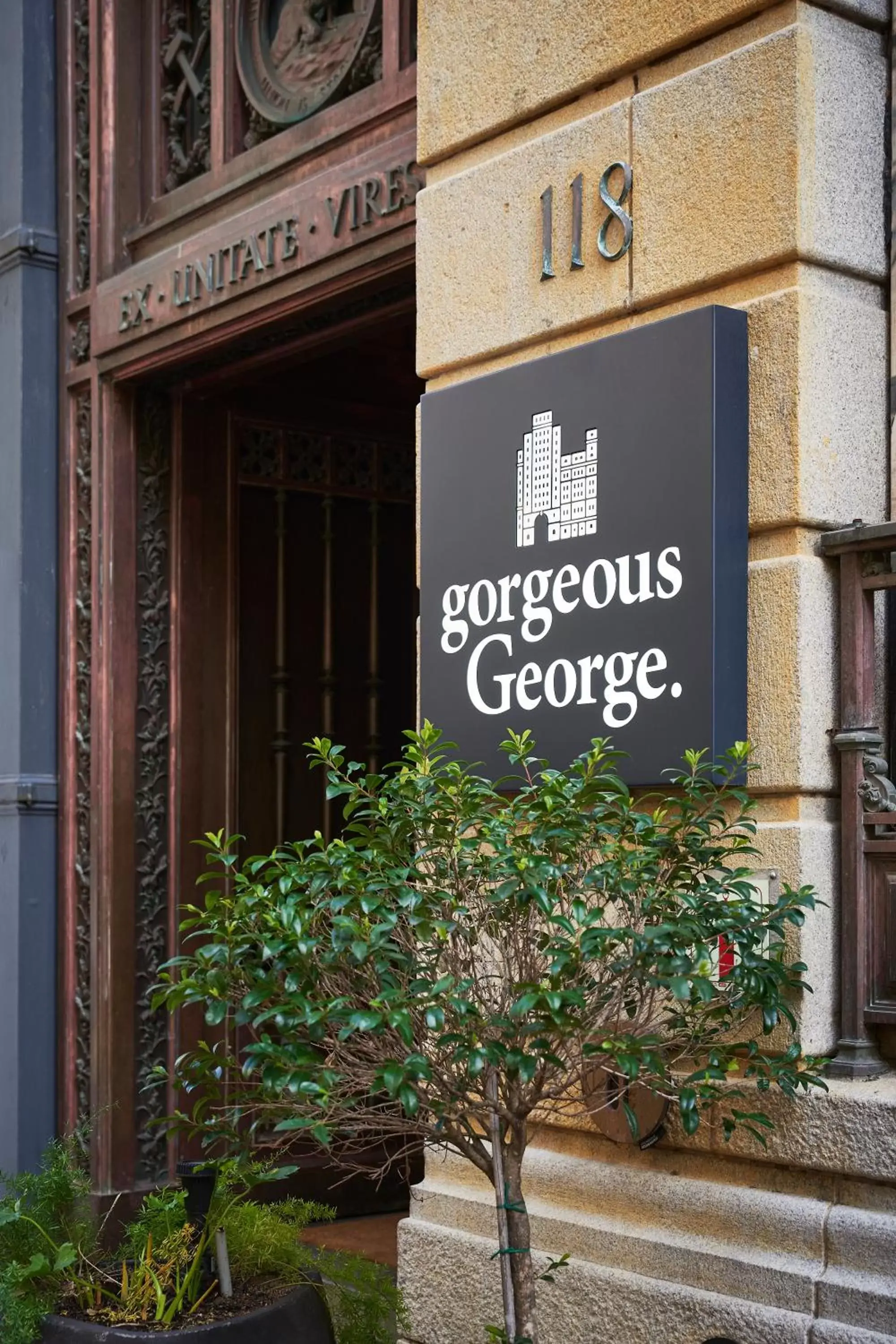 Property logo or sign in Gorgeous George by Design Hotels ™
