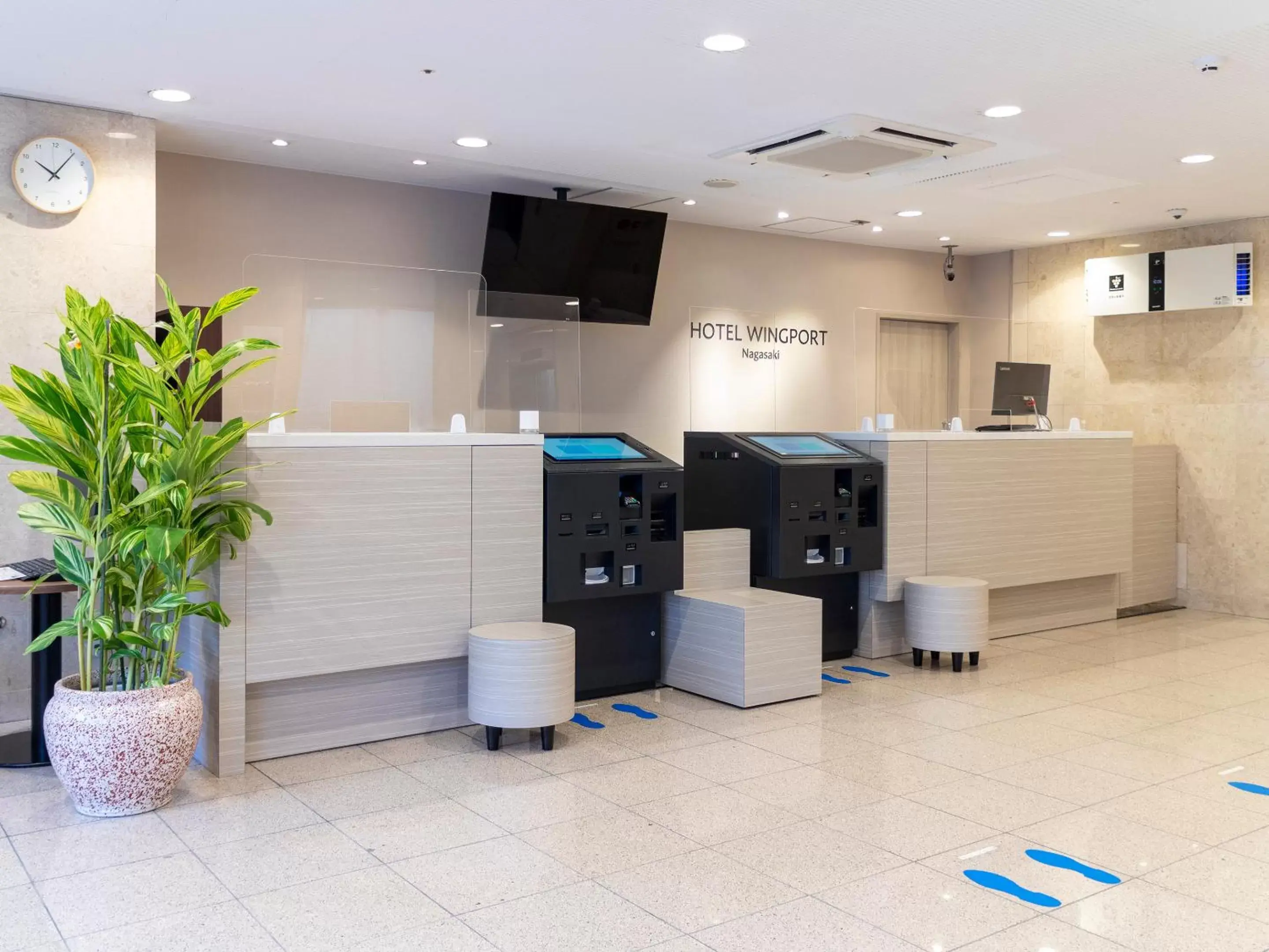 Lobby or reception in Hotel Wing Port Nagasaki