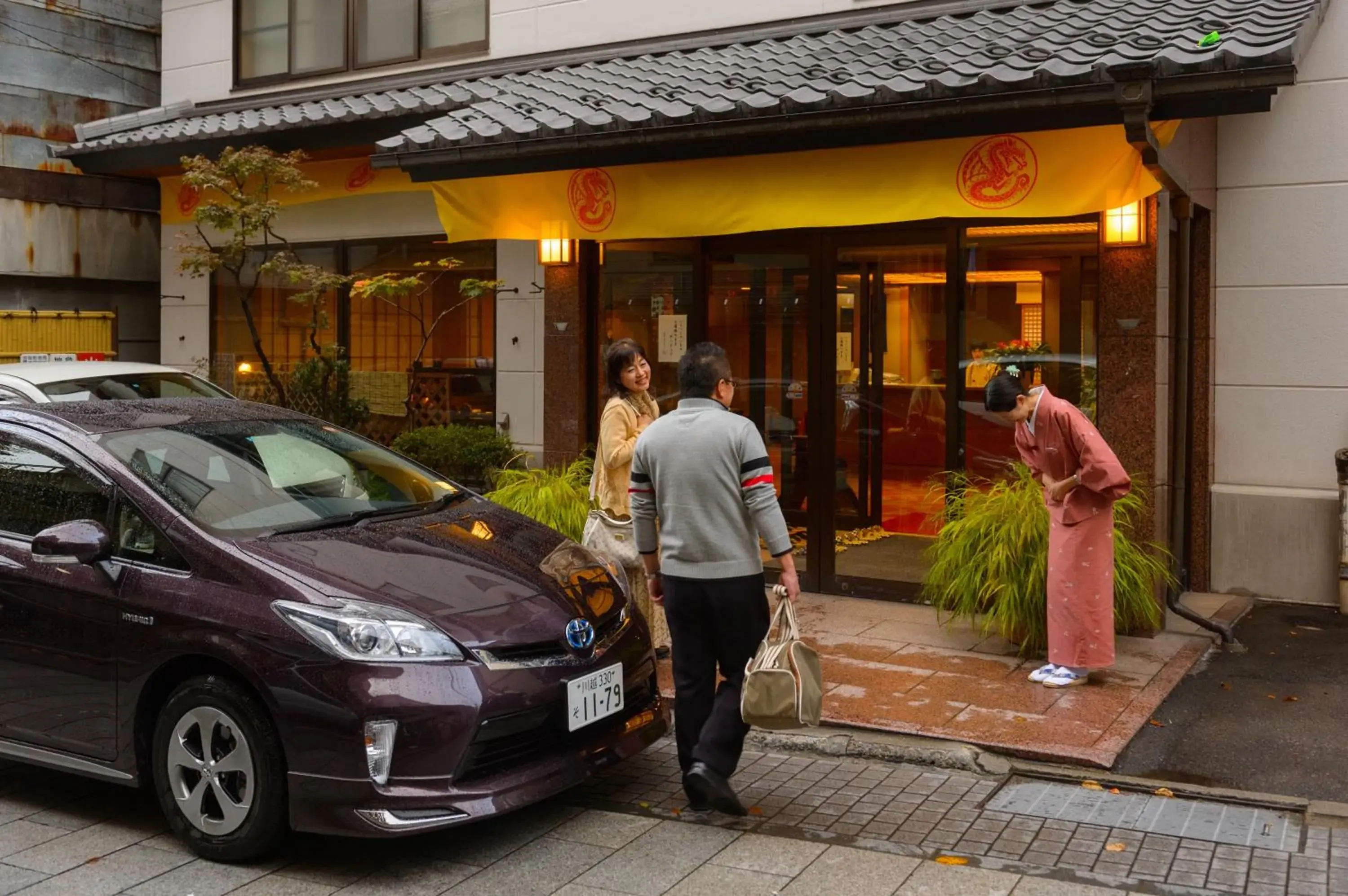 Lobby or reception in Shibu Onsen Sakaeya