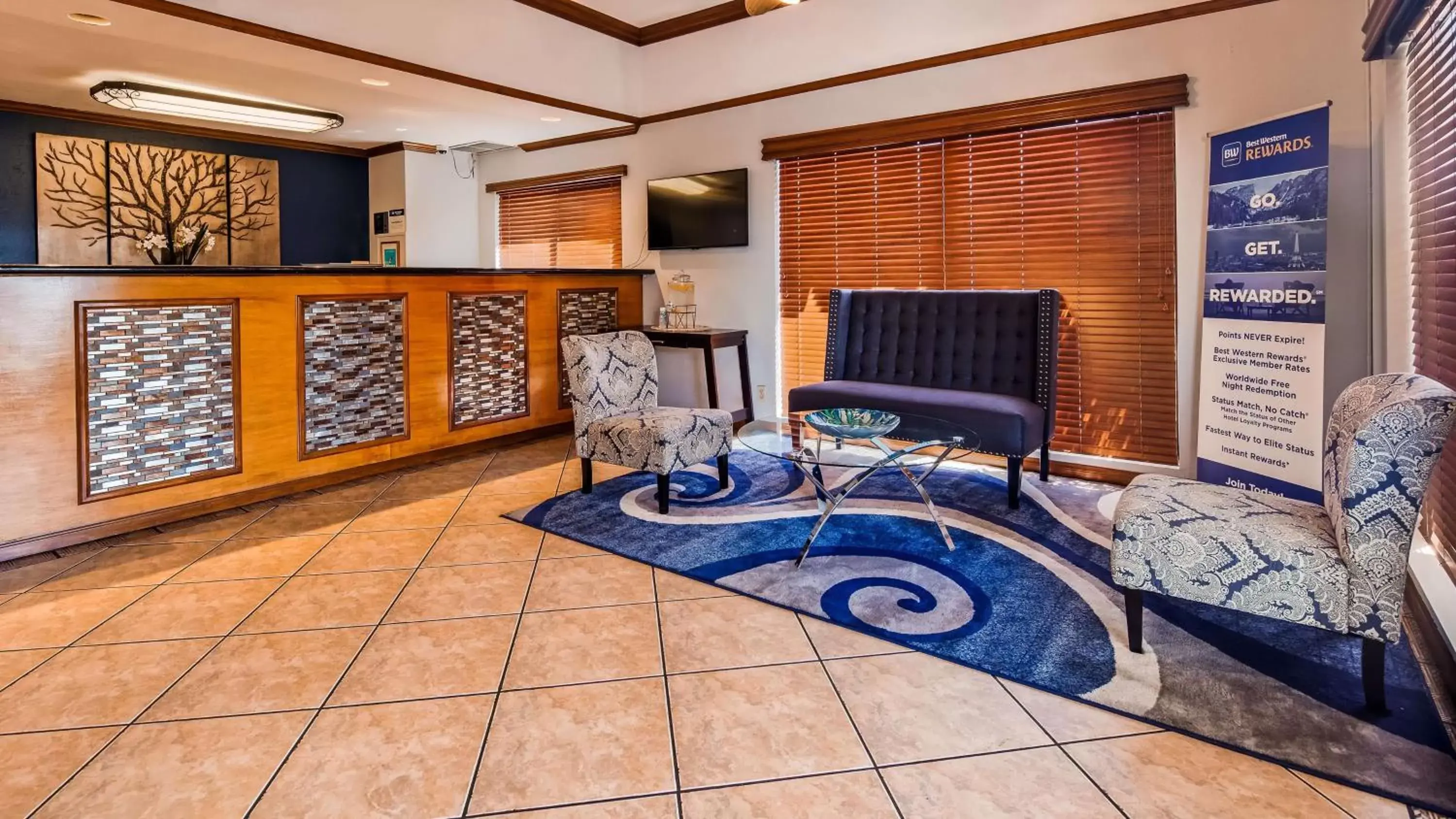 Lobby or reception in Best Western Santee Lodge