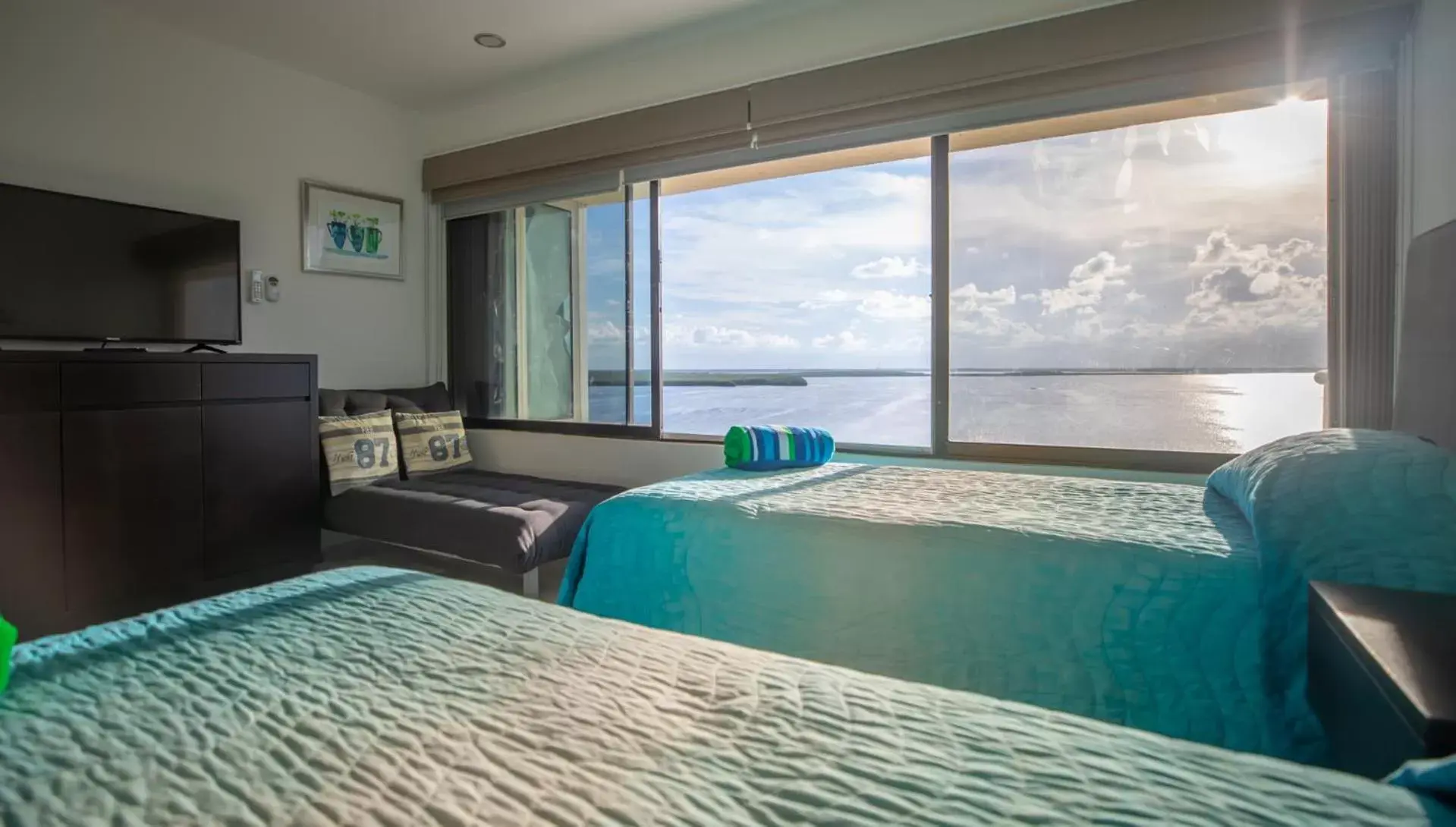 Bedroom in Beachfront Penthouses by LivIN Cancun