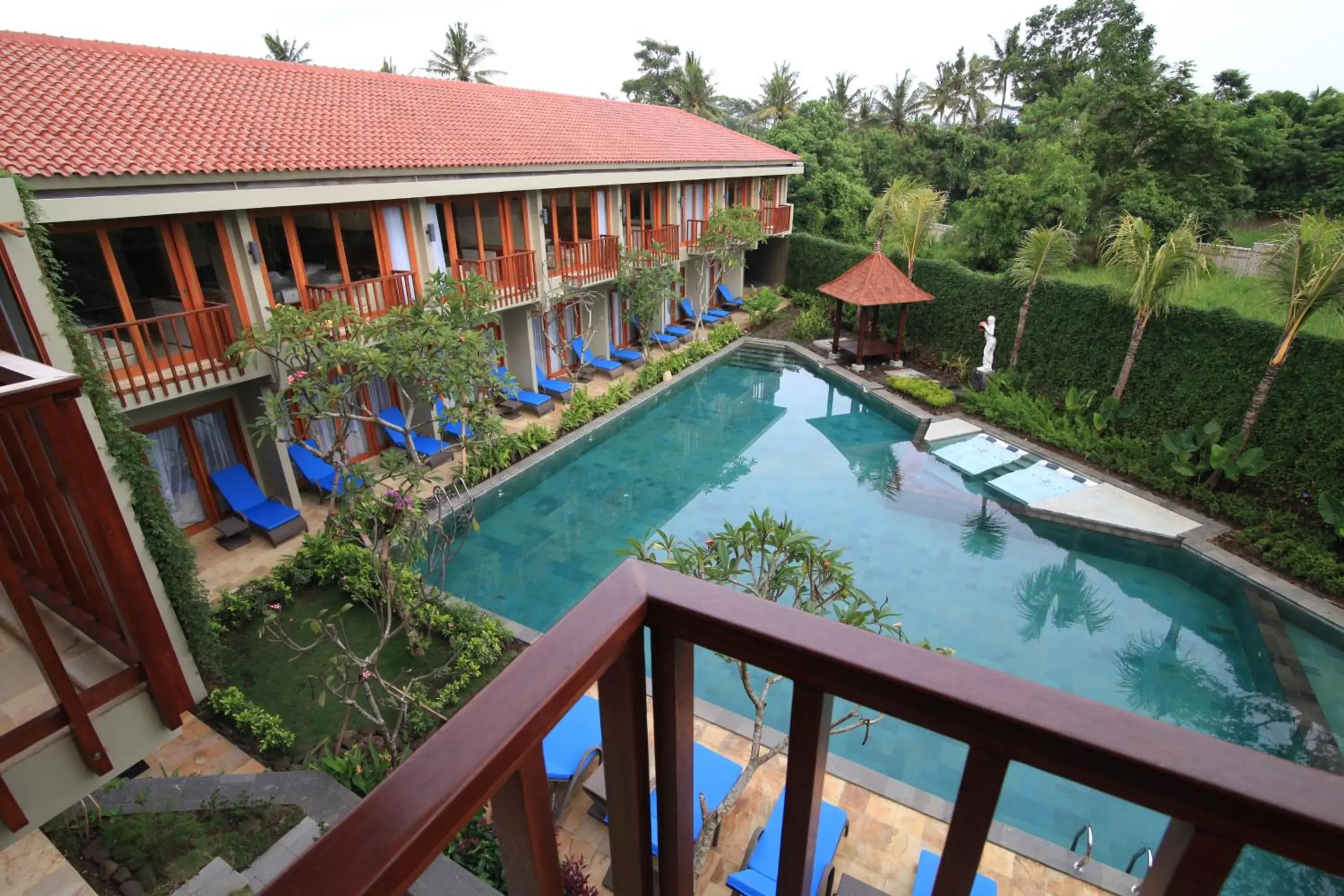 Bird's eye view, Pool View in Ubud Wana Resort