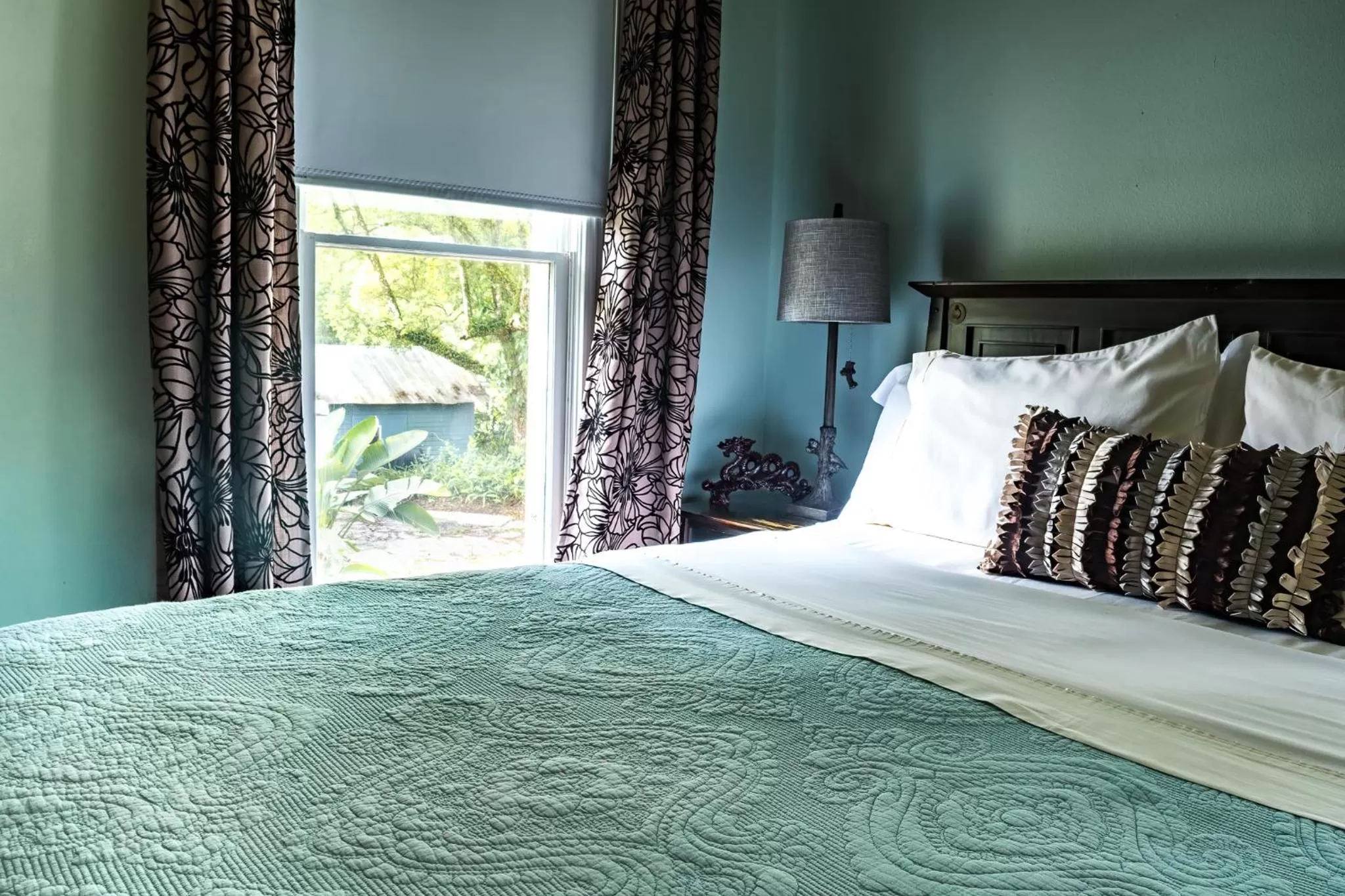 Bed in The Ann Stevens House