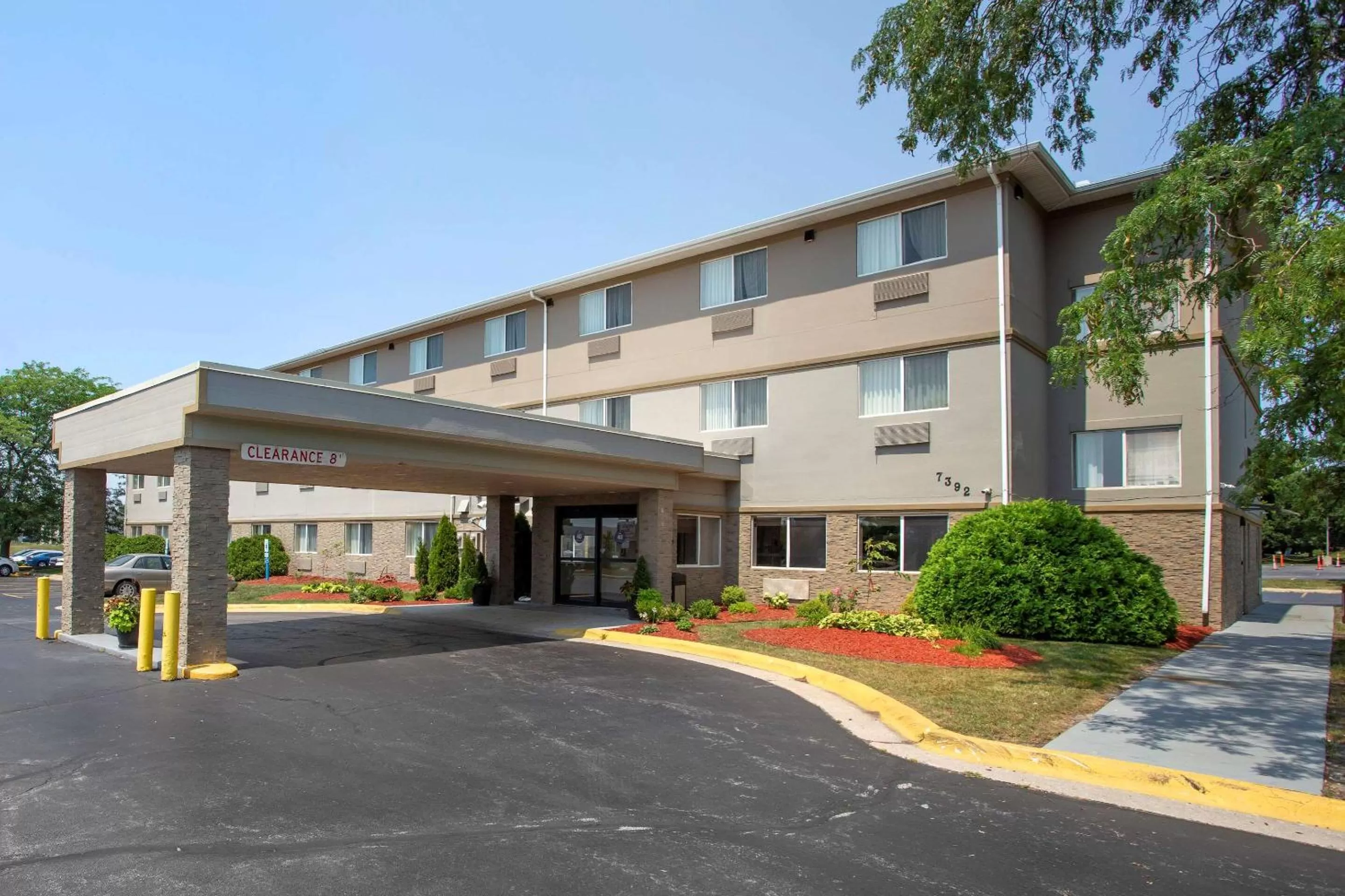 Property building in Comfort Inn Rockford near Casino District