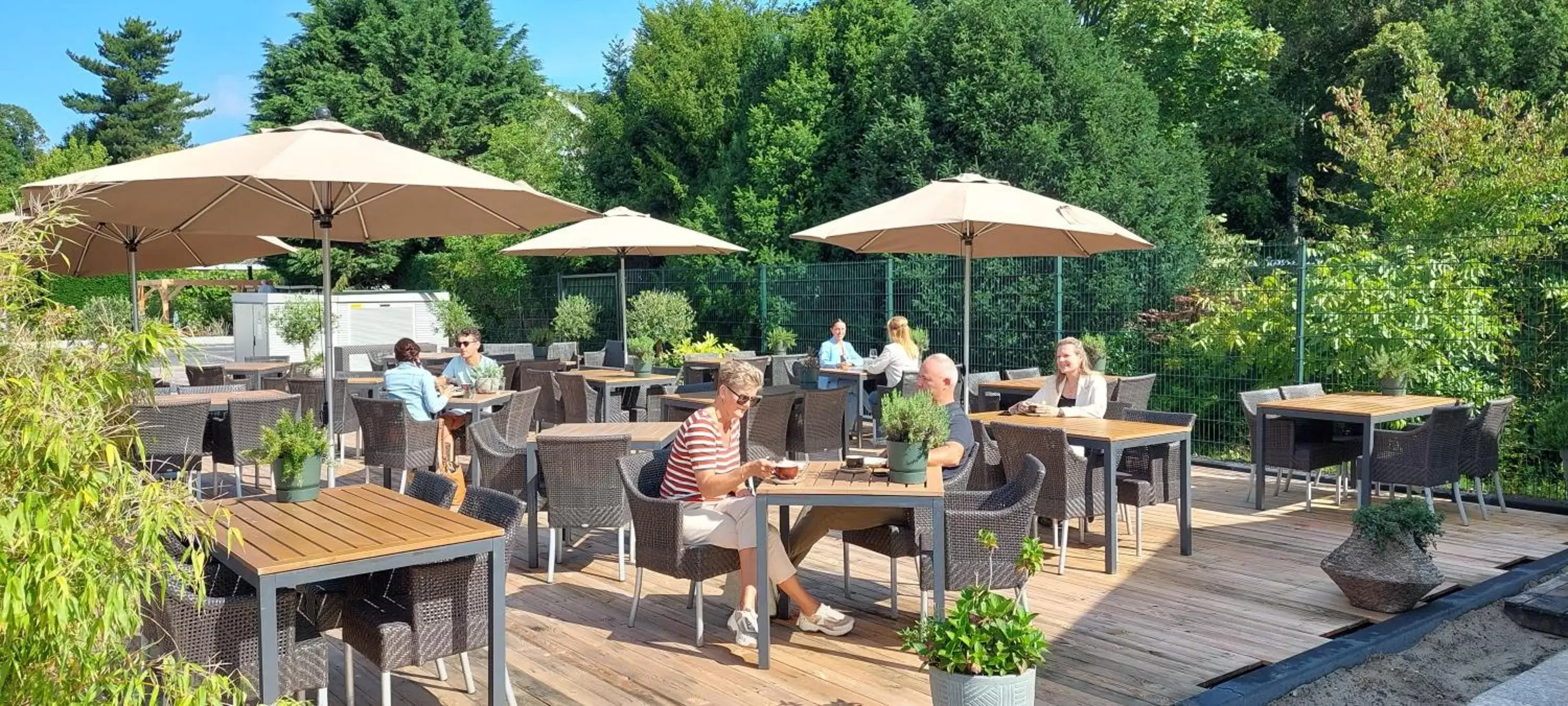 Balcony/Terrace in Van der Valk hotel Den Haag Wassenaar