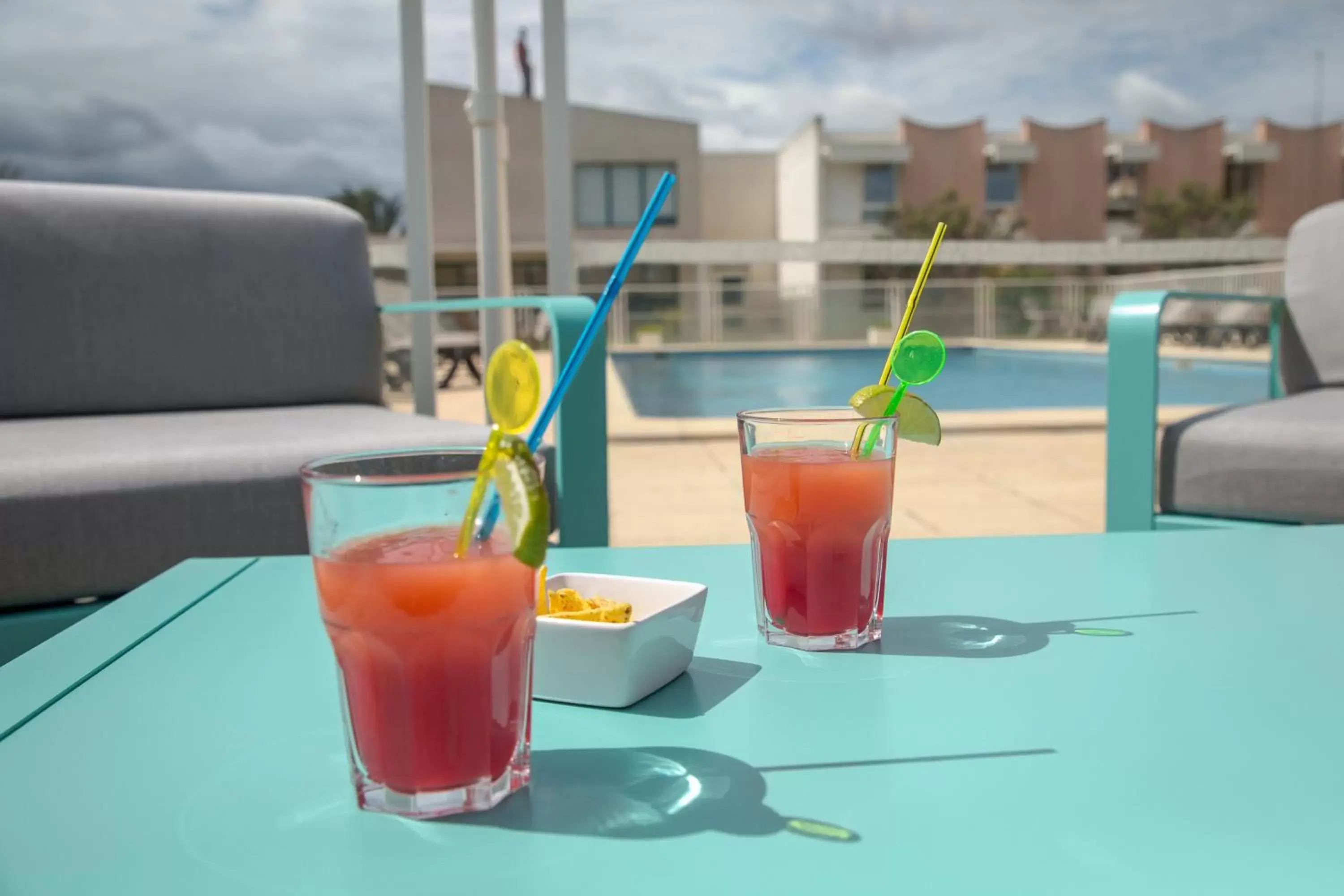 Patio, Drinks in Novotel Perpignan Nord Rivesaltes