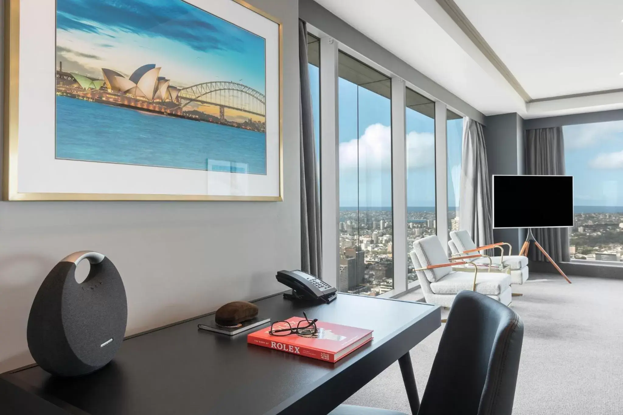 Living room in Meriton Suites World Tower, Sydney