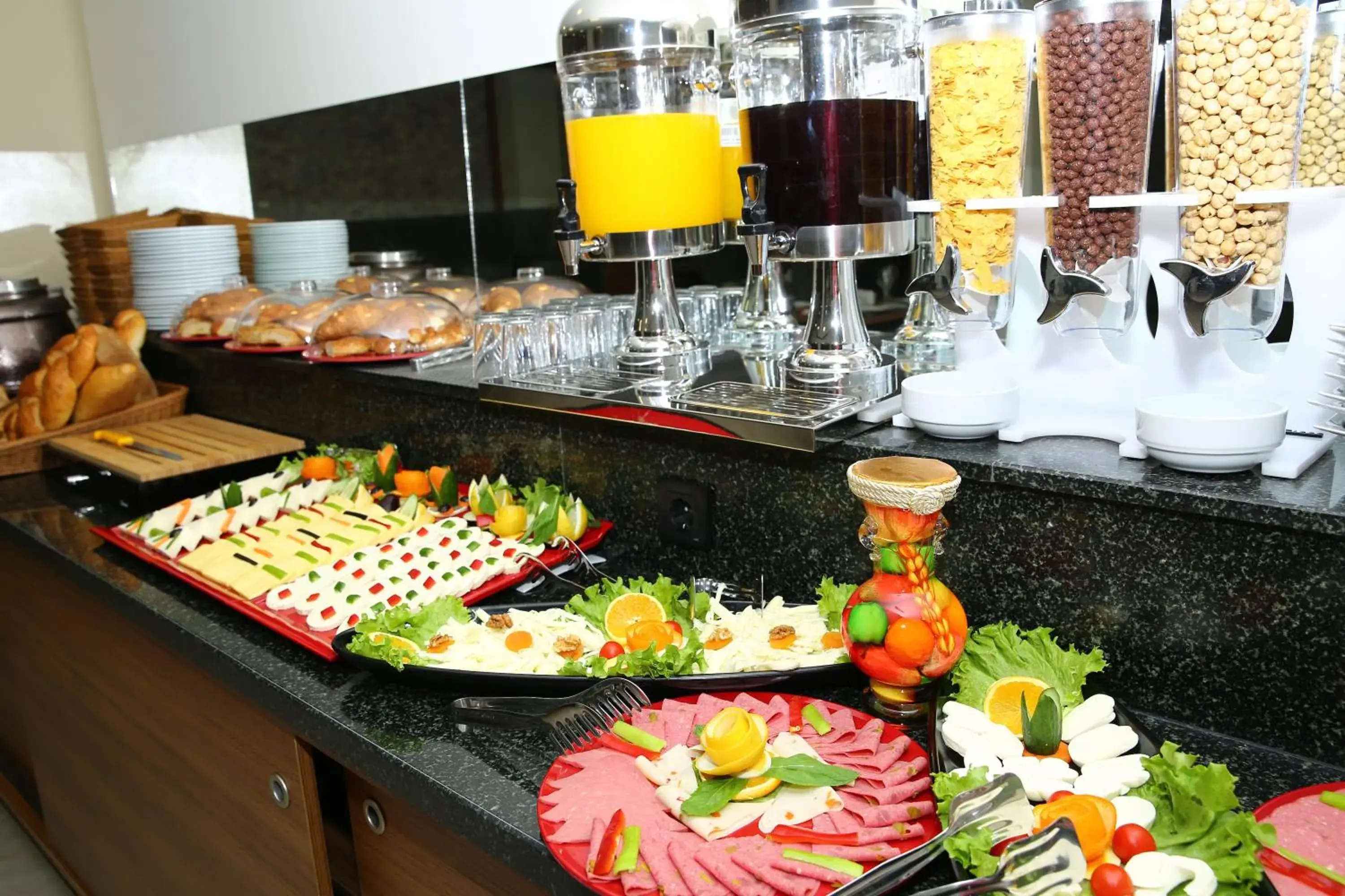 Buffet breakfast in Golden Lounge Hotel