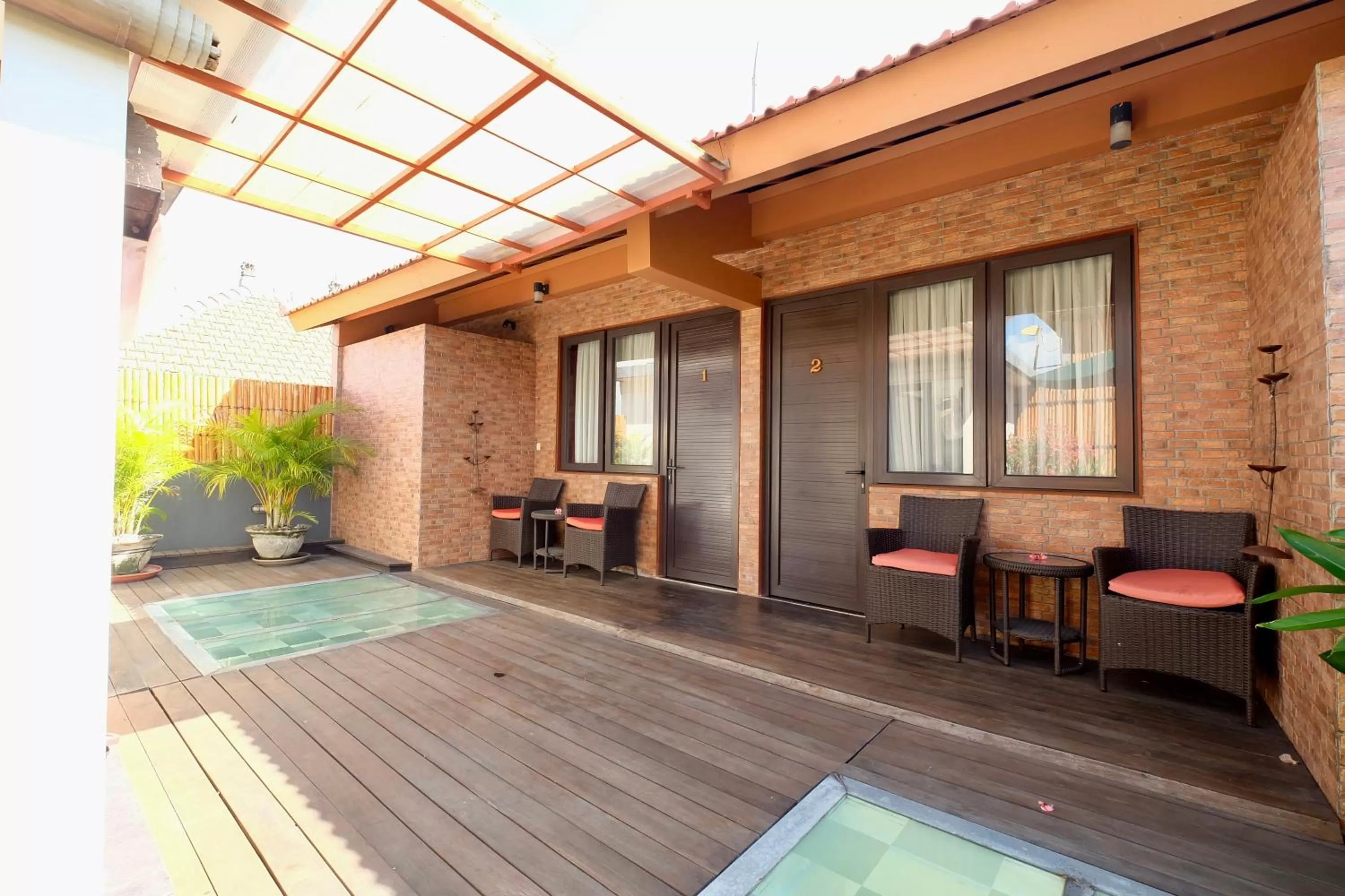 Patio in Manzelejepun Villa & Pavilion