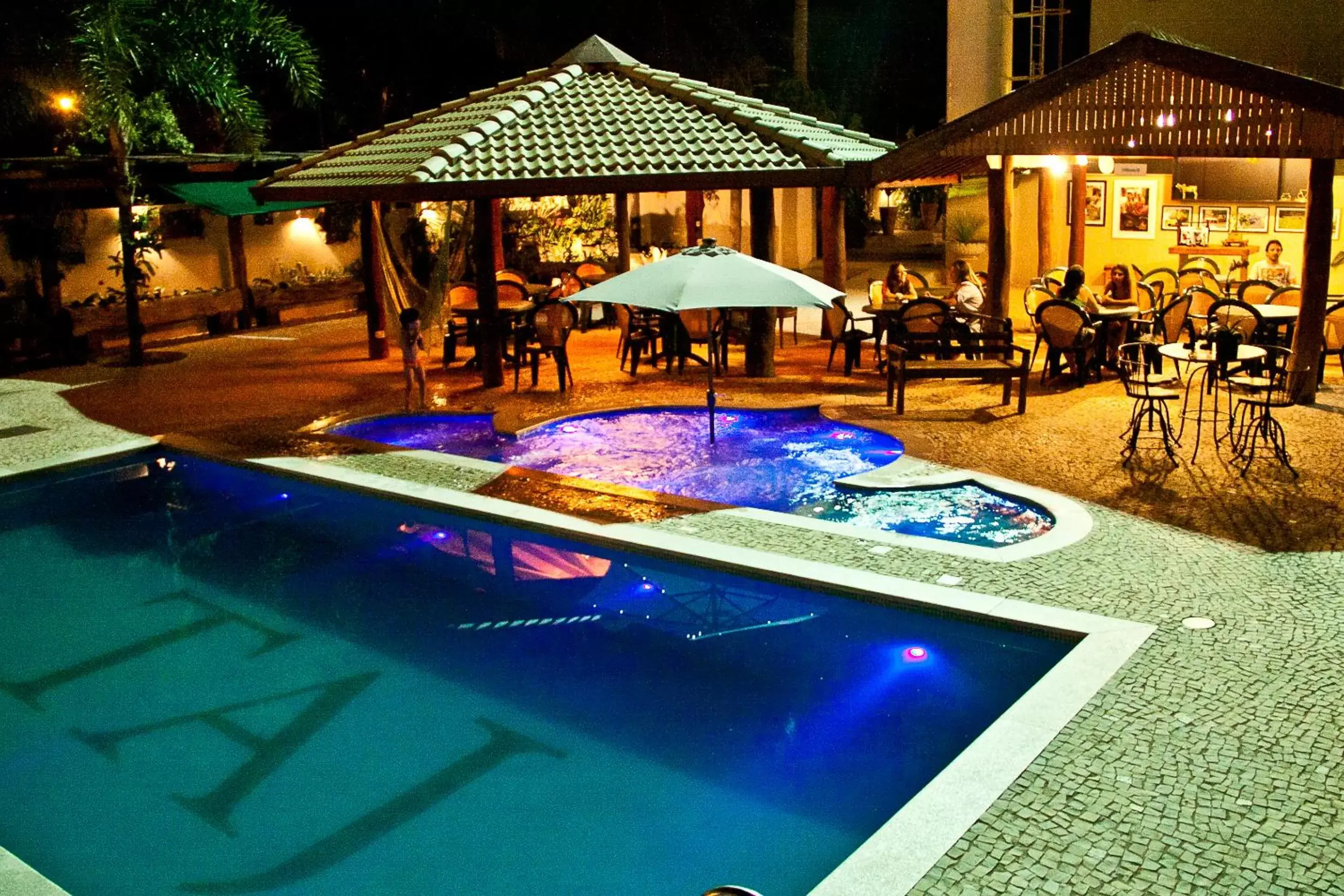 Night, Swimming Pool in Taj Hotel