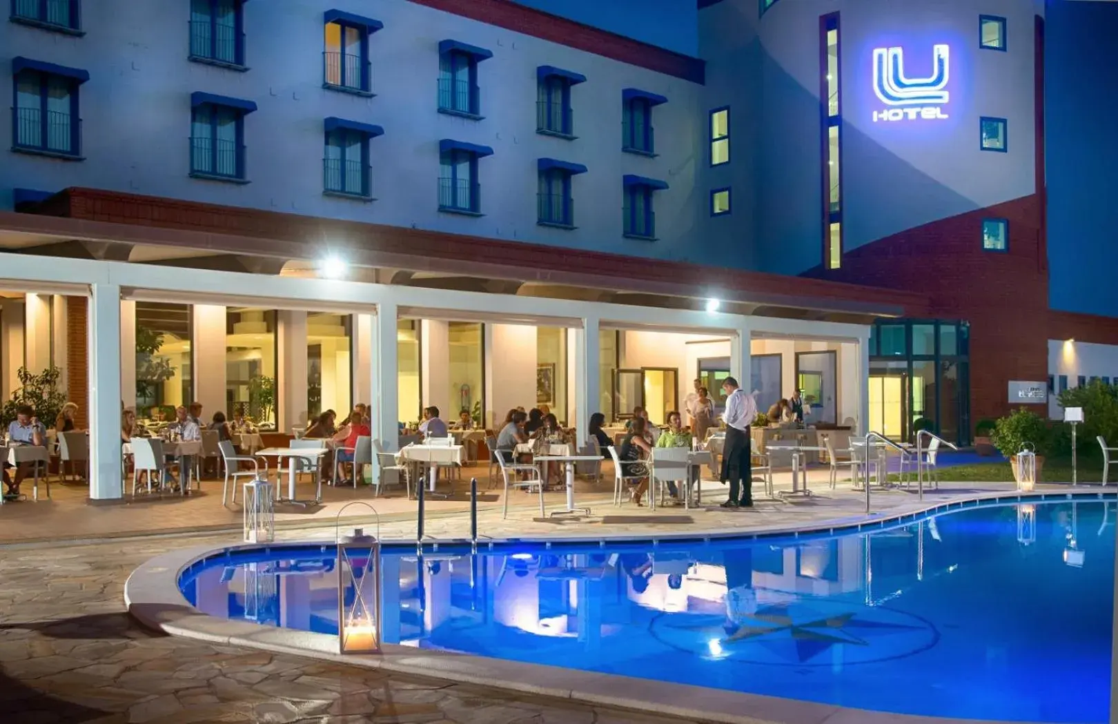 Property building, Swimming Pool in Lu' Hotel Carbonia