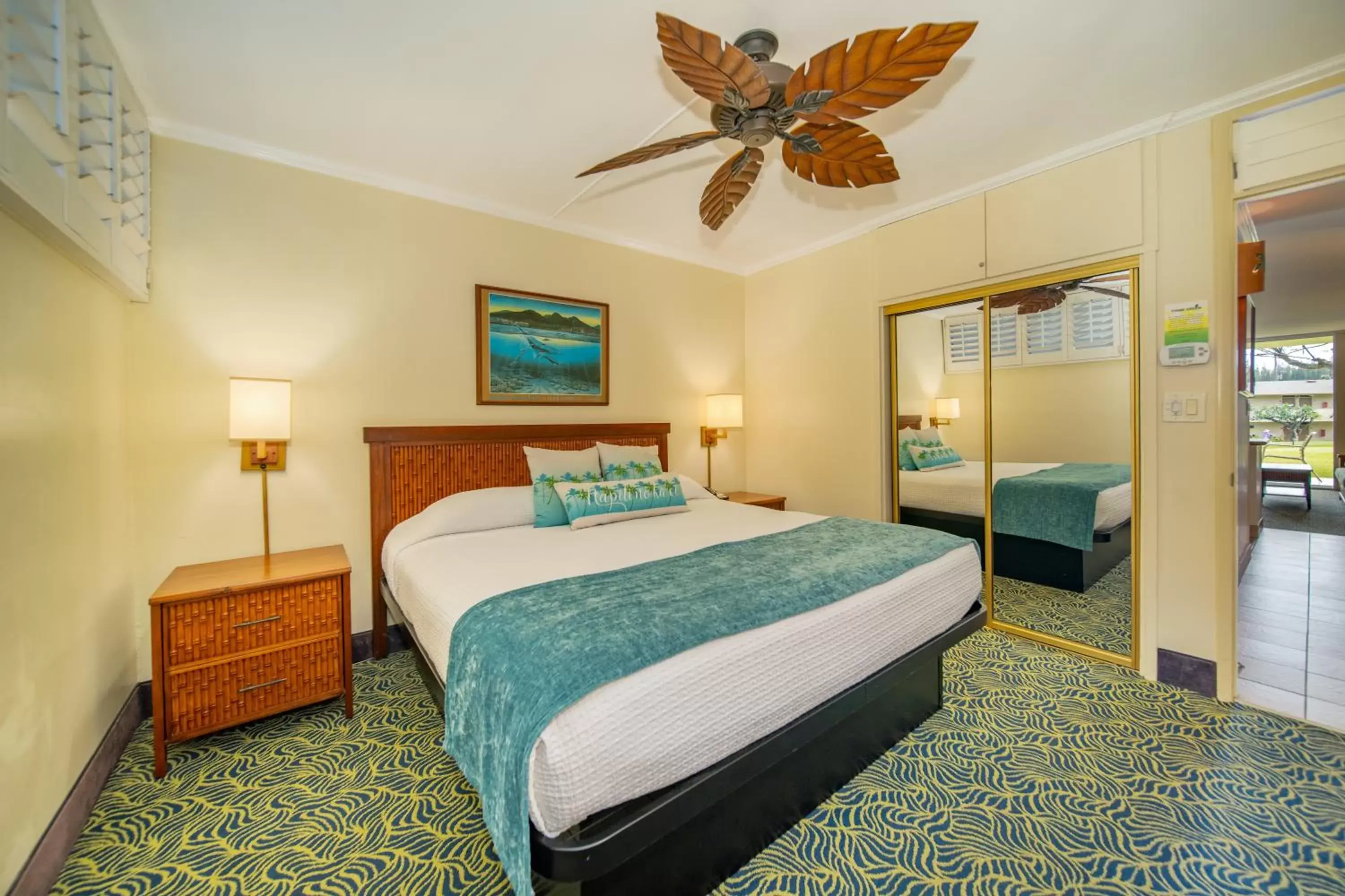 Bed in Napili Shores Maui by OUTRIGGER - No Resort & Housekeeping Fees