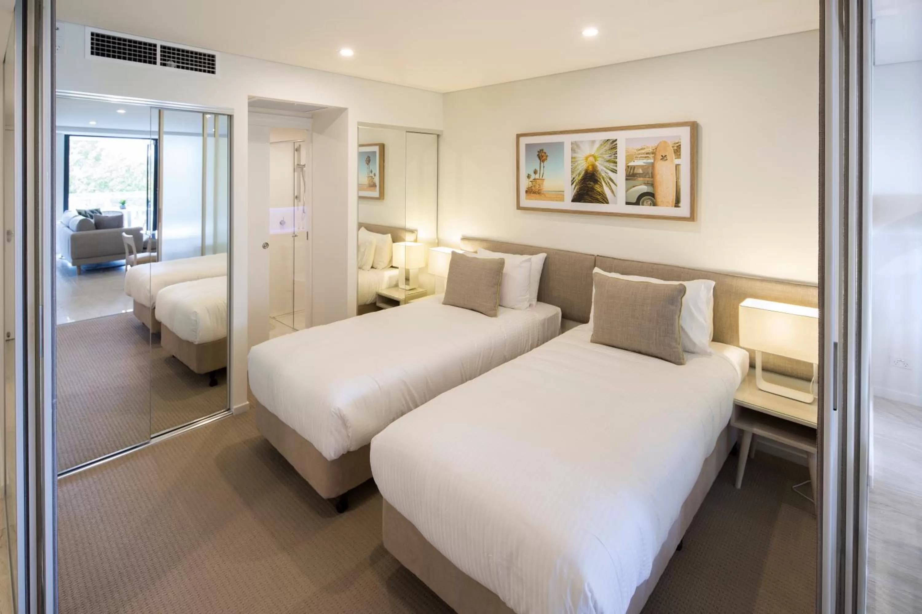 Bedroom, Bed in Breeze Mooloolaba, Ascend Hotel Collection