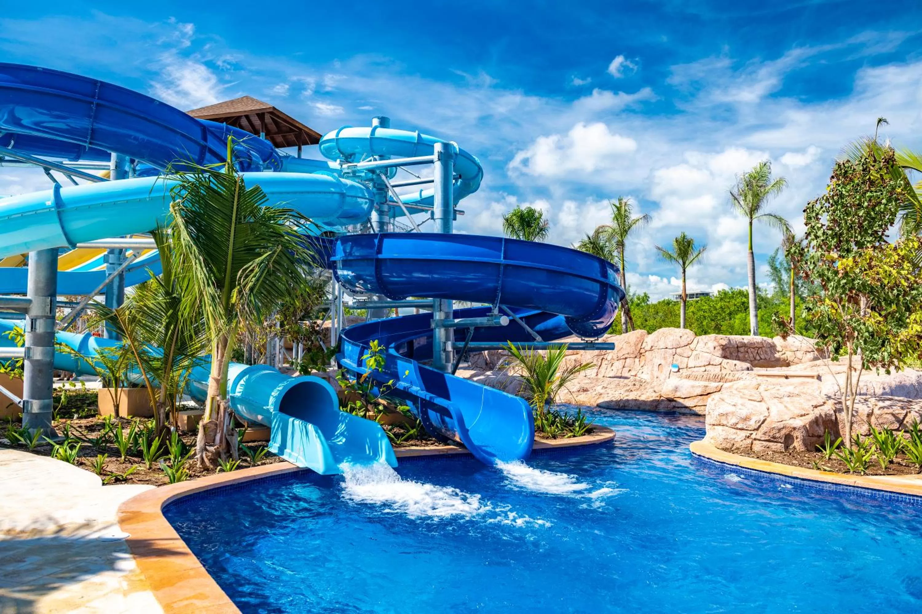 Aqua park in Hyatt Ziva Cap Cana