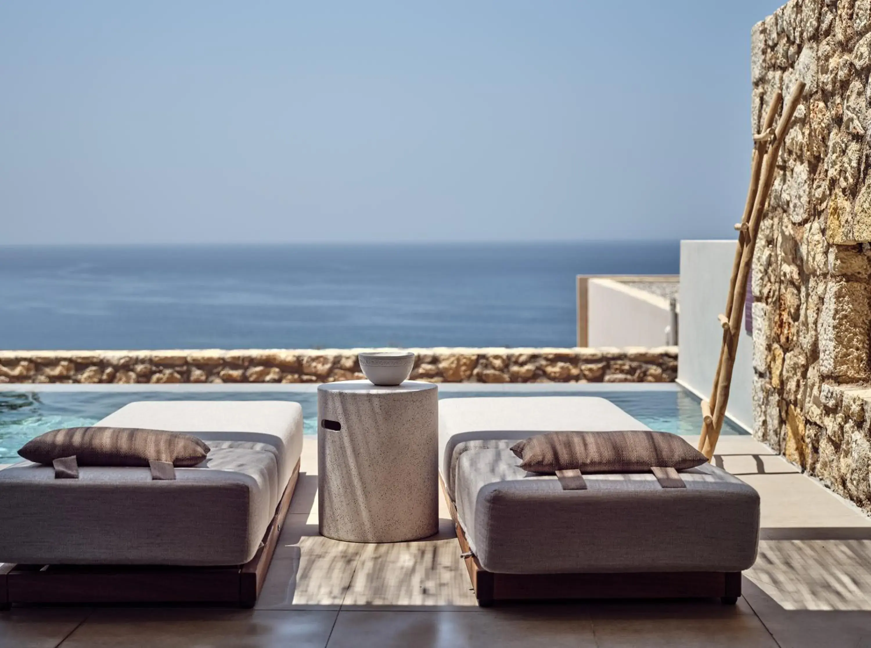Swimming pool in The Royal Senses Resort Crete, Curio Collection by Hilton
