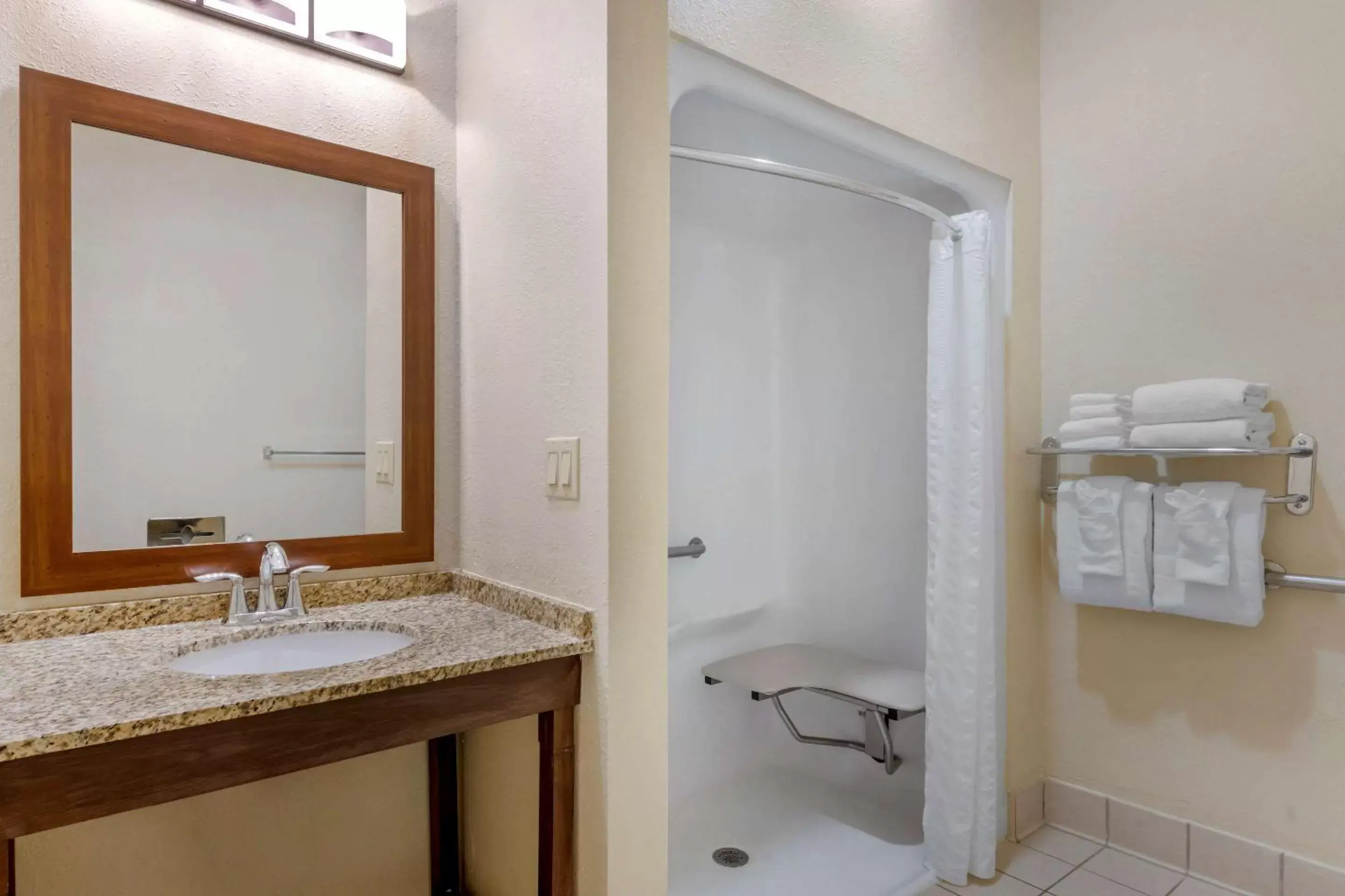 Bathroom in Comfort Suites Near Universal Orlando Resort