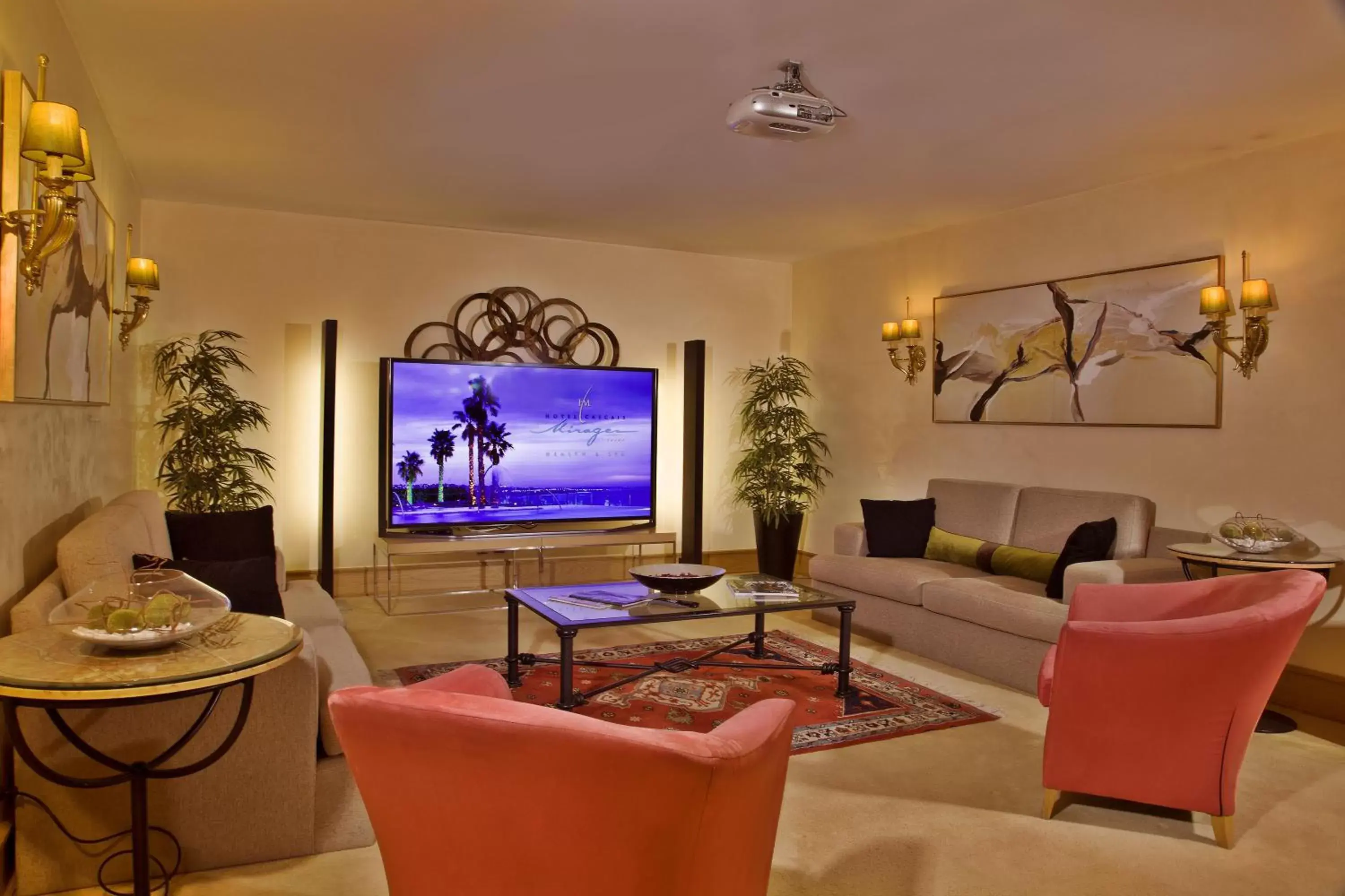 Communal lounge/ TV room, Seating Area in Hotel Cascais Miragem Health & Spa