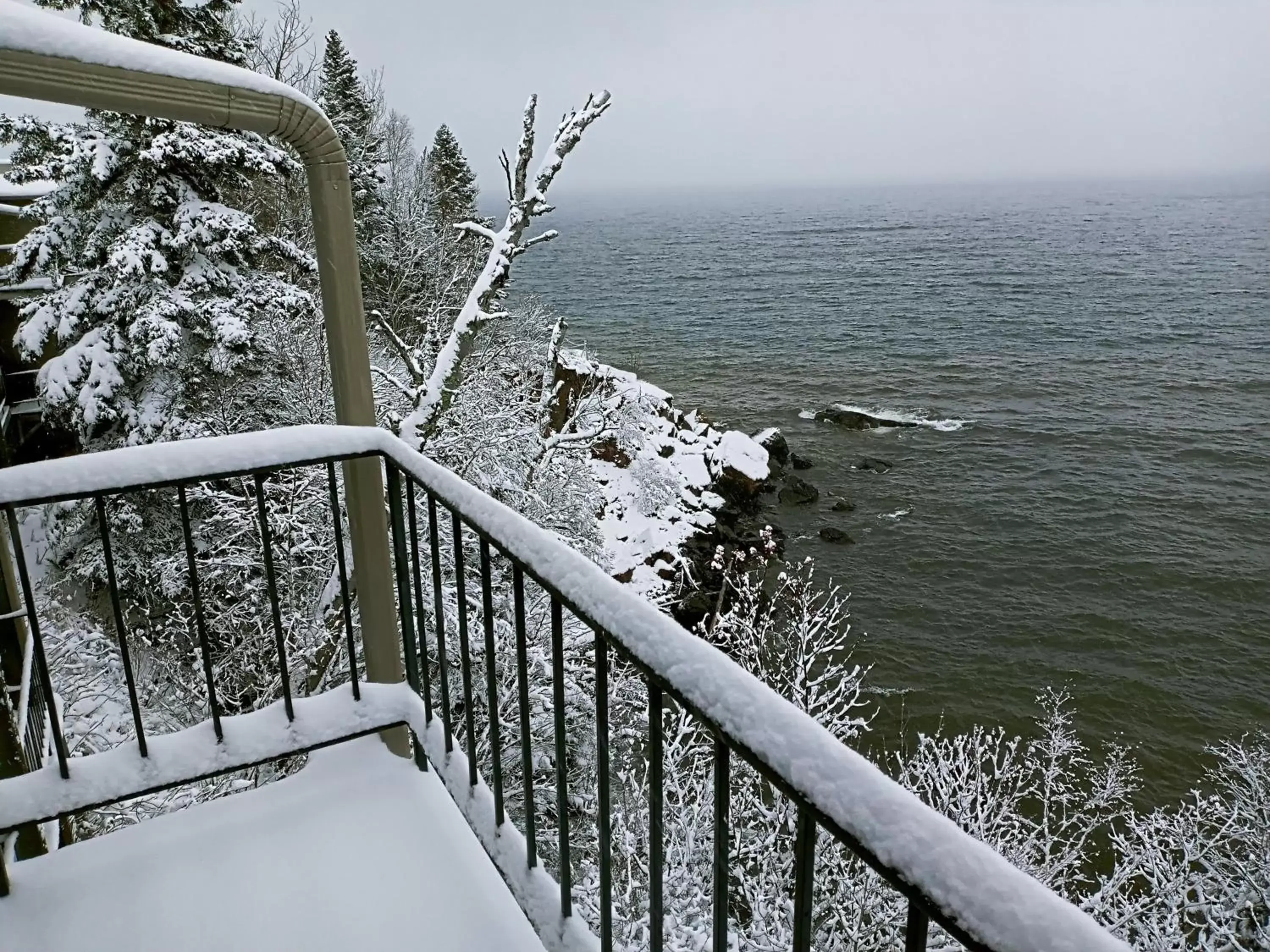 Natural landscape, Sea View in Cliff Dweller on Lake Superior